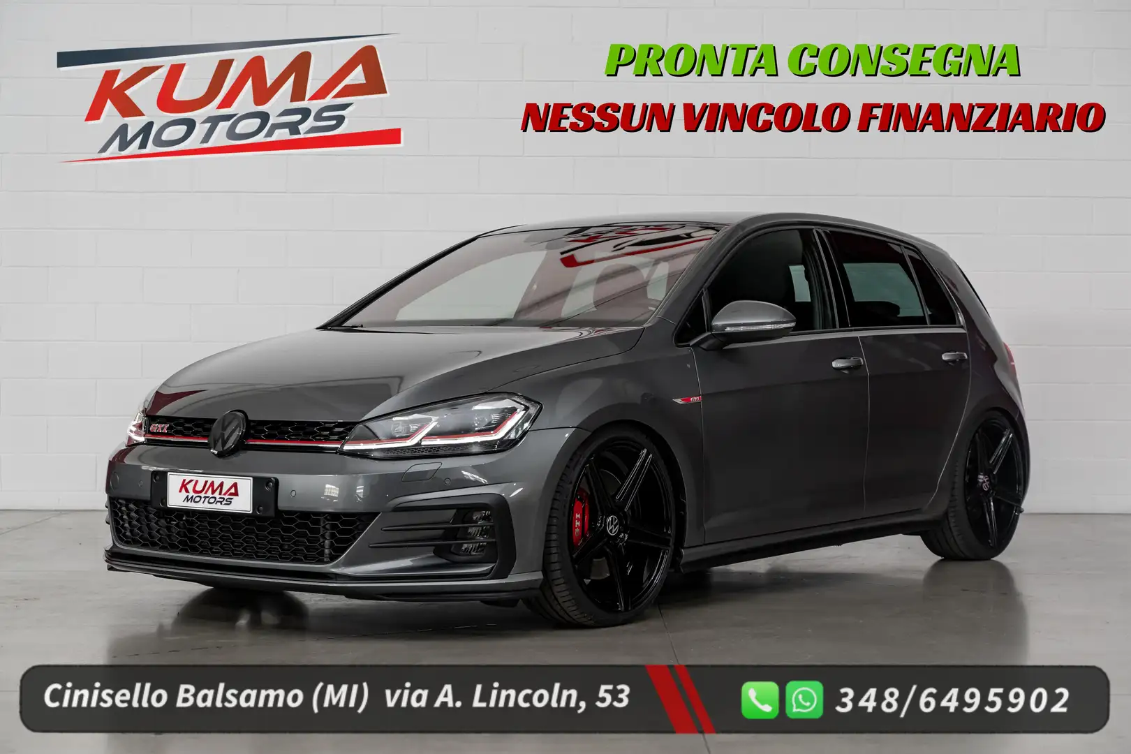 Volkswagen Golf GTI 2.0 TSI 245 DSG alcantara/19"/assetto ghiera/APR.. Grijs - 1