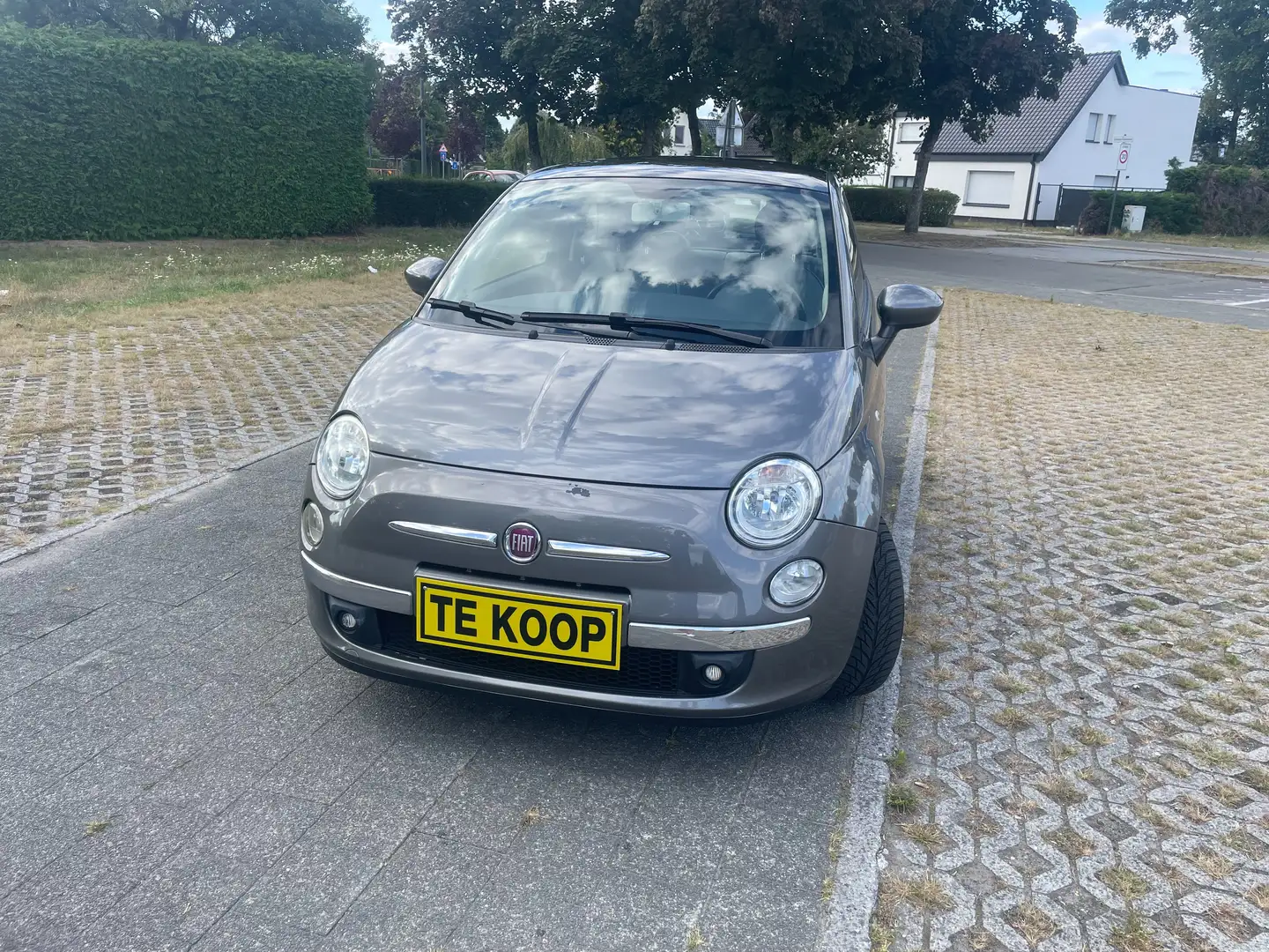 Fiat 500 500 1.2 Lounge Grijs - 1