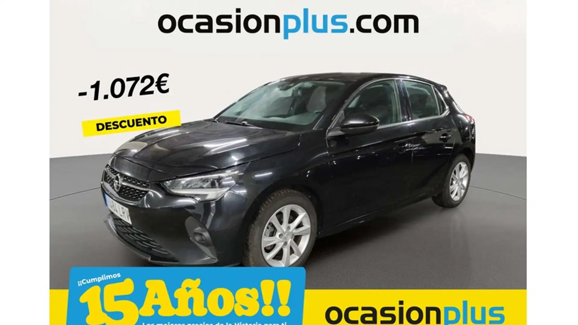 Opel Corsa 1.2T XHT S/S Elegance AT8 100 Zwart - 1