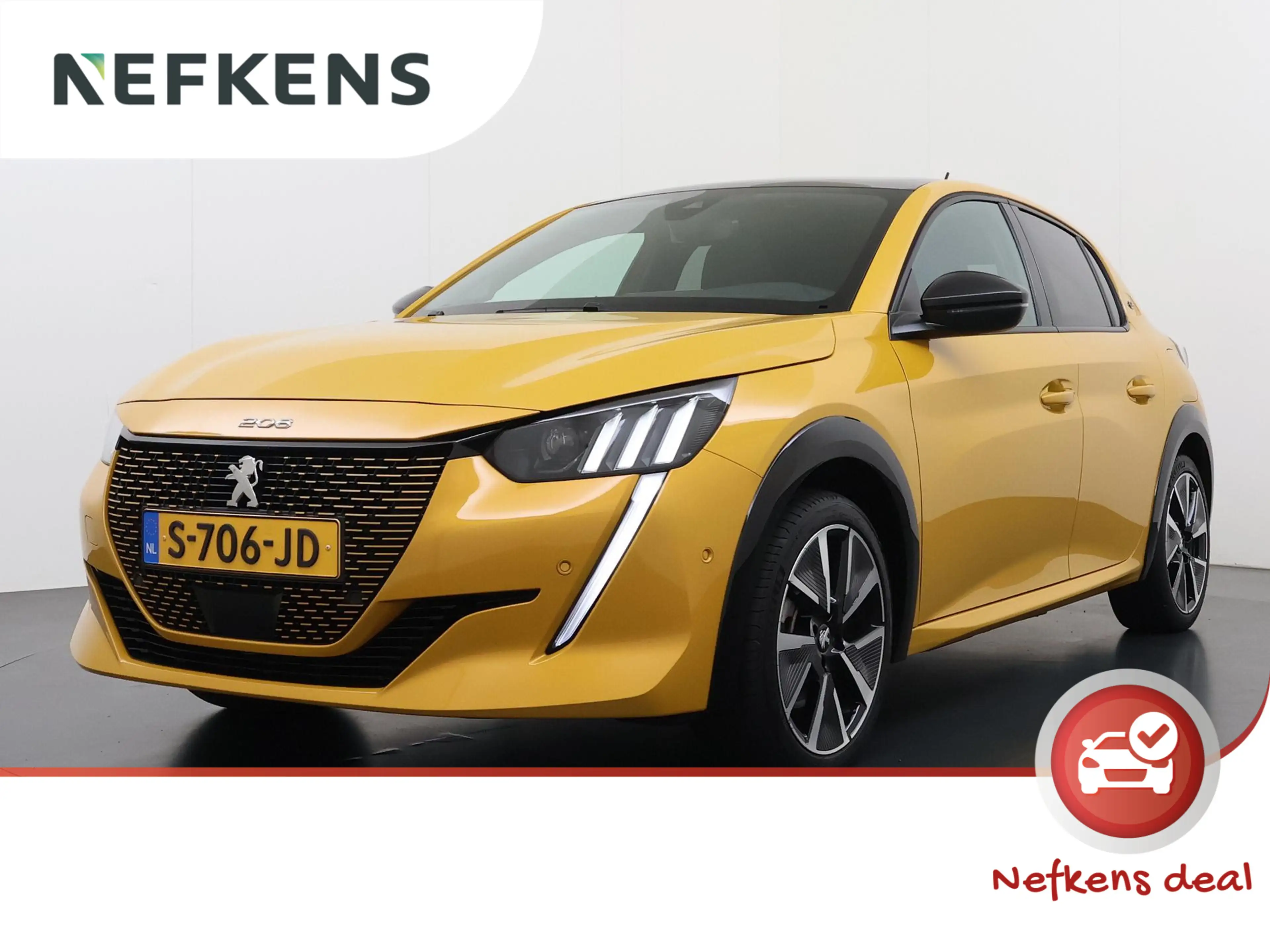 Peugeot e-208 GT 50 kWh 136pk | Navigatie | Panorama dak | Stoel
