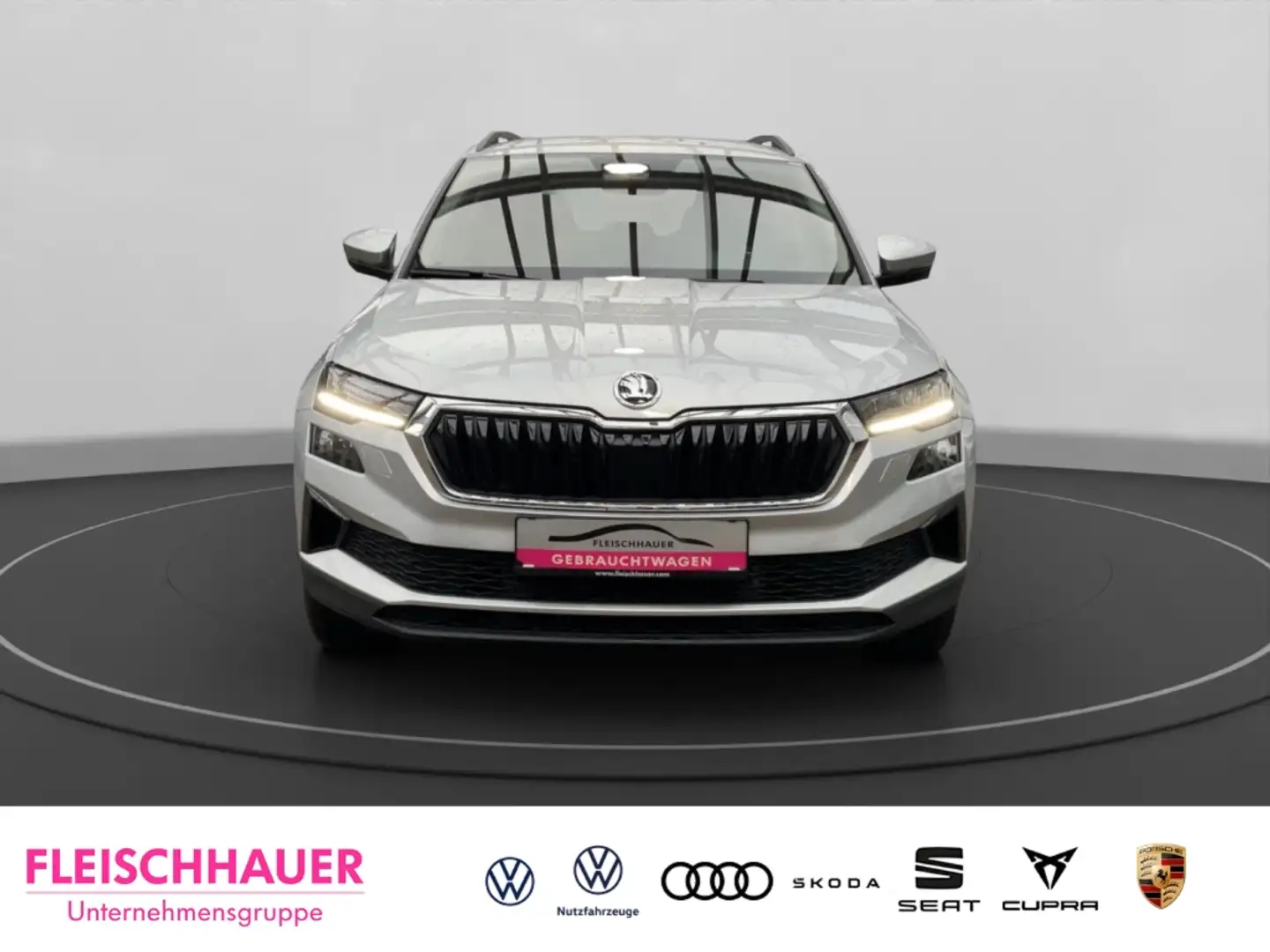 Skoda Karoq 1.5 TSI DSG Digitales Cockpit LED klima DAB Ambien Silber - 2