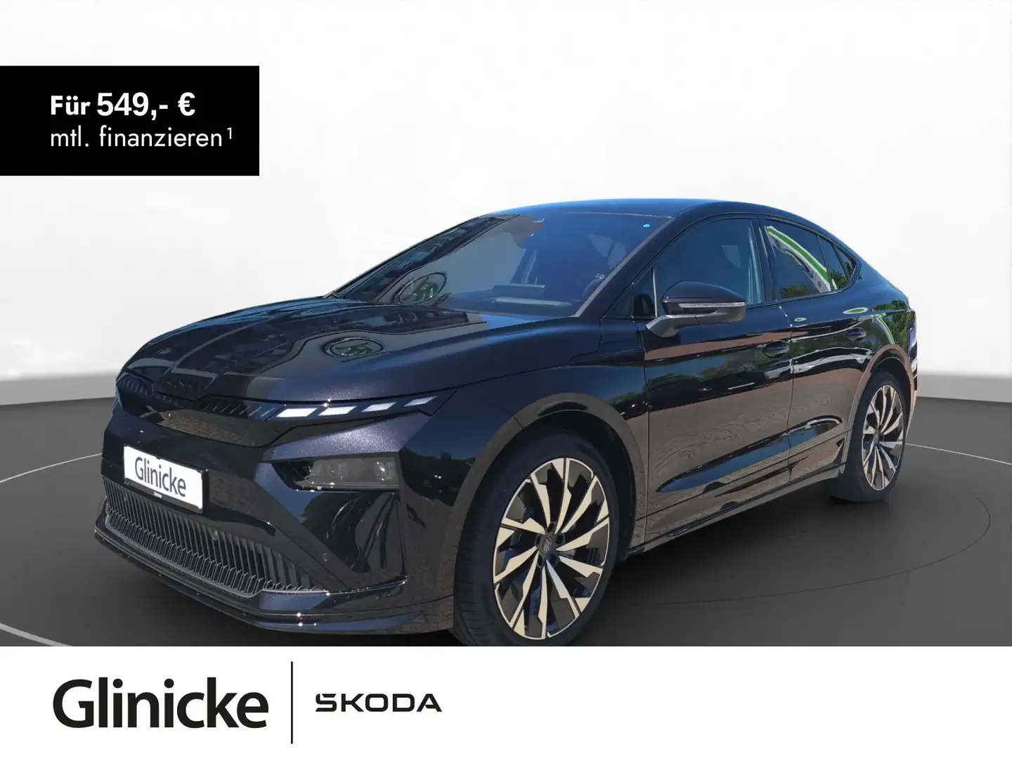 Skoda Enyaq Coupé 85 Sportline Schwarz - 1