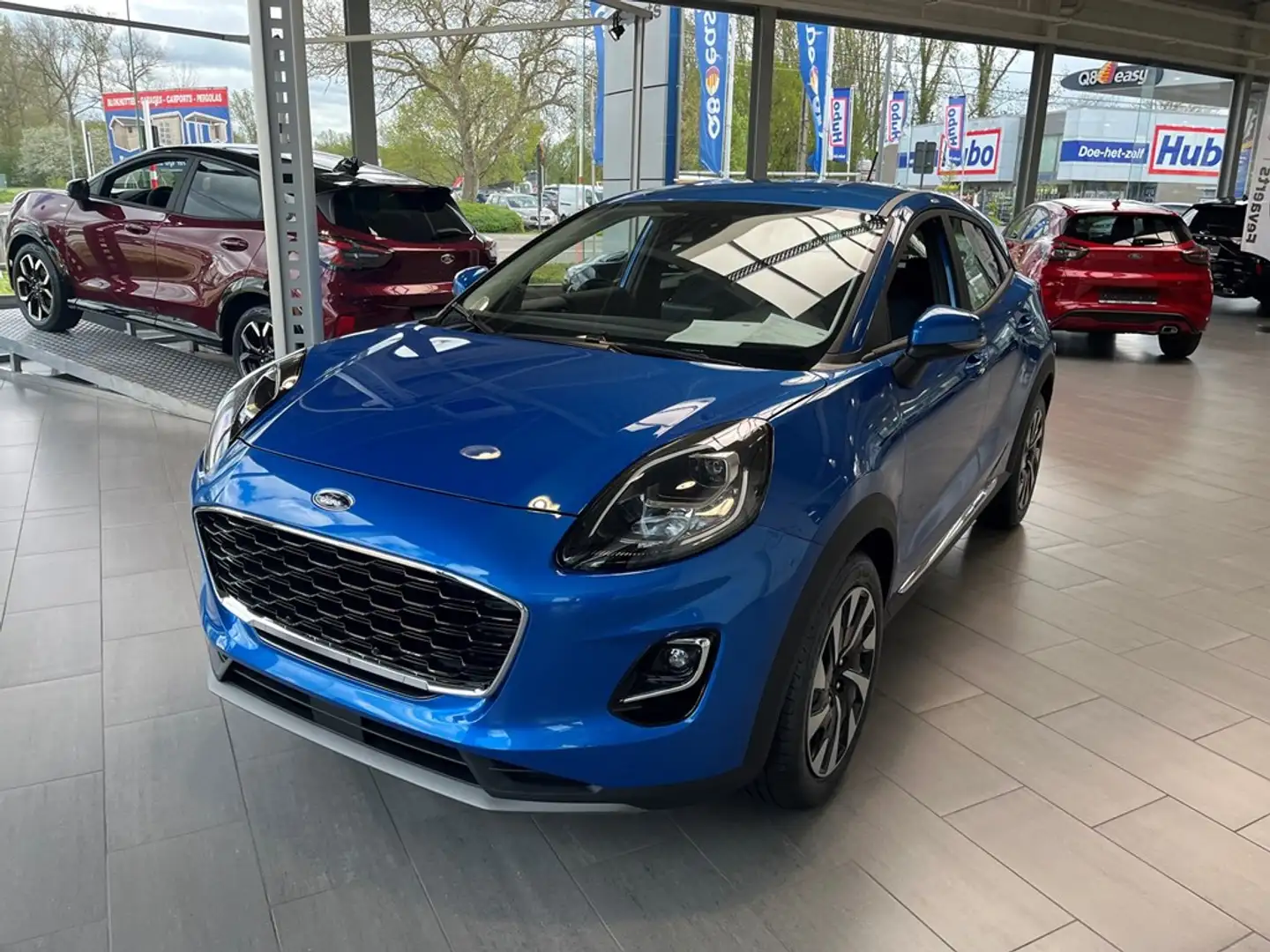 Ford Puma NIEUWE STOCKWAGEN/ WINTER + COMFORT PACK/ 1.0 MHEV Blau - 1