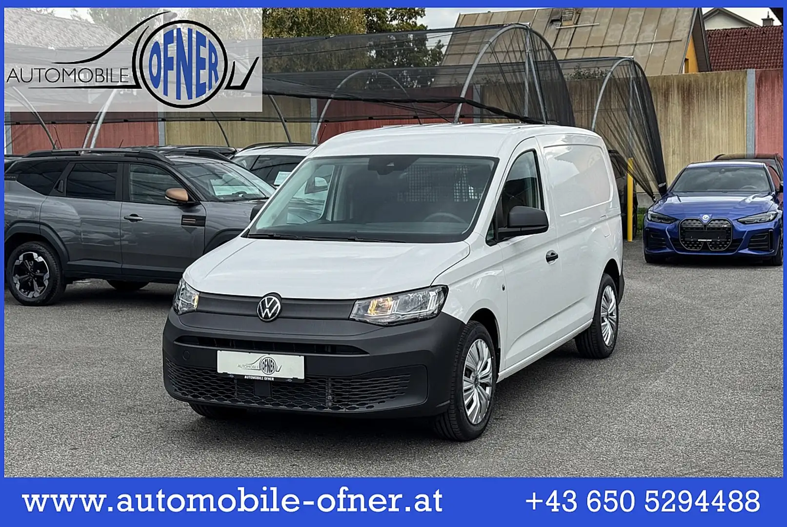 Volkswagen Caddy Cargo 2,0 TDI 4MOTION AHK PDC App-Connect Weiß - 1