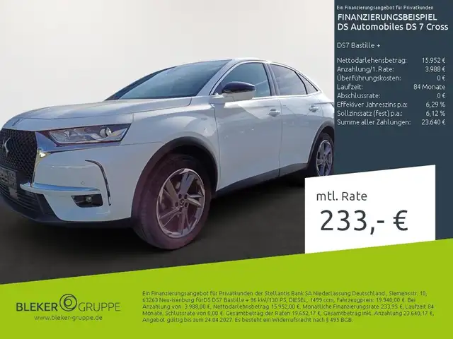 DS Automobiles DS 7 Crossback DS7 Bastille +