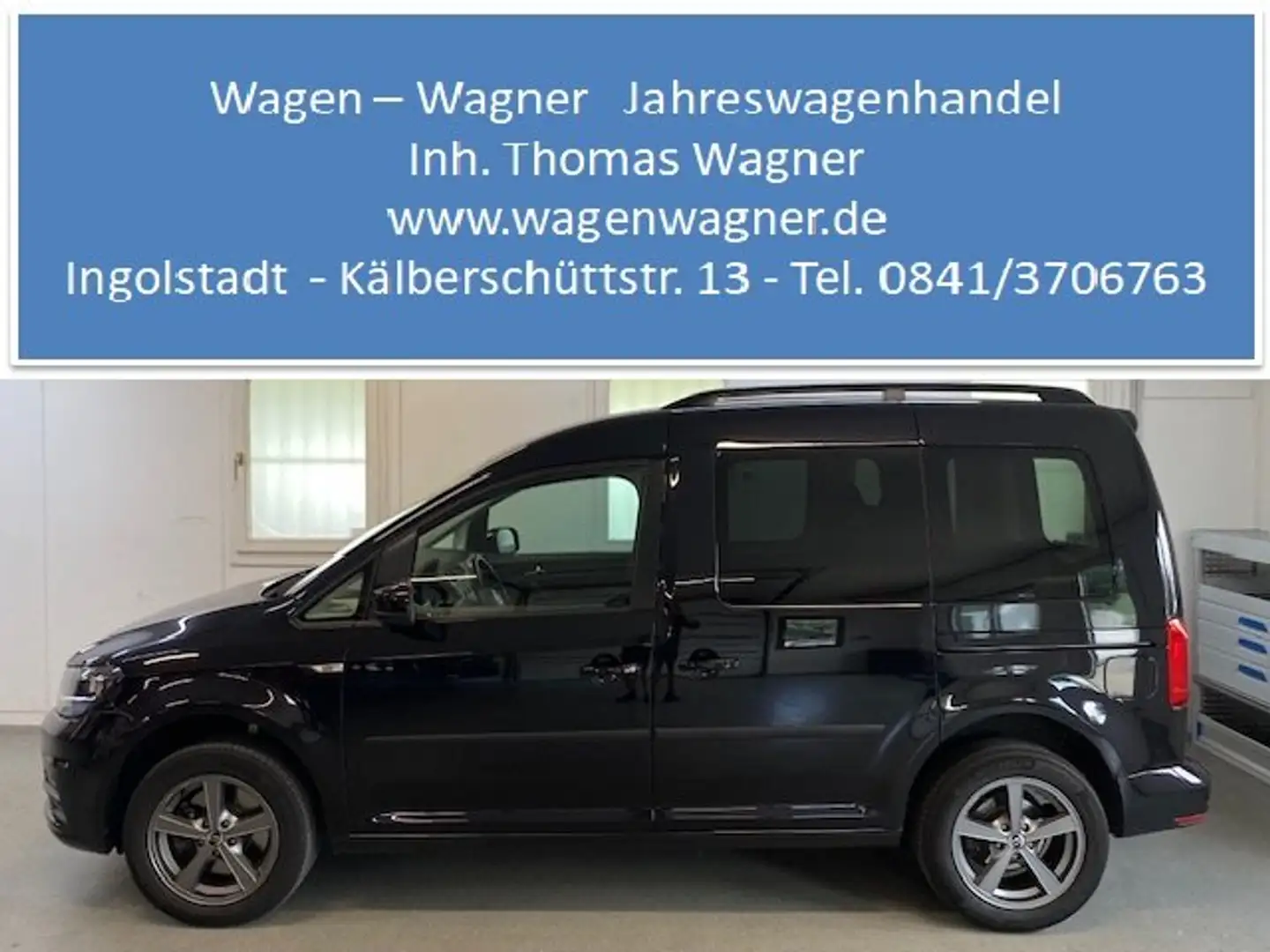 Volkswagen Caddy 1.4 TSI DSG 96KW Climatronic Navi Sitzheizung Noir - 1