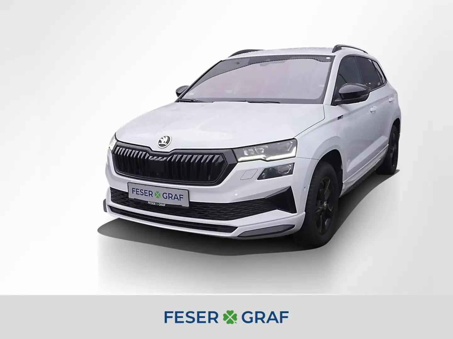 Skoda Karoq Sportline 2,0 l TSI DSG *RFK SHZ MATRIX* Blanc - 1