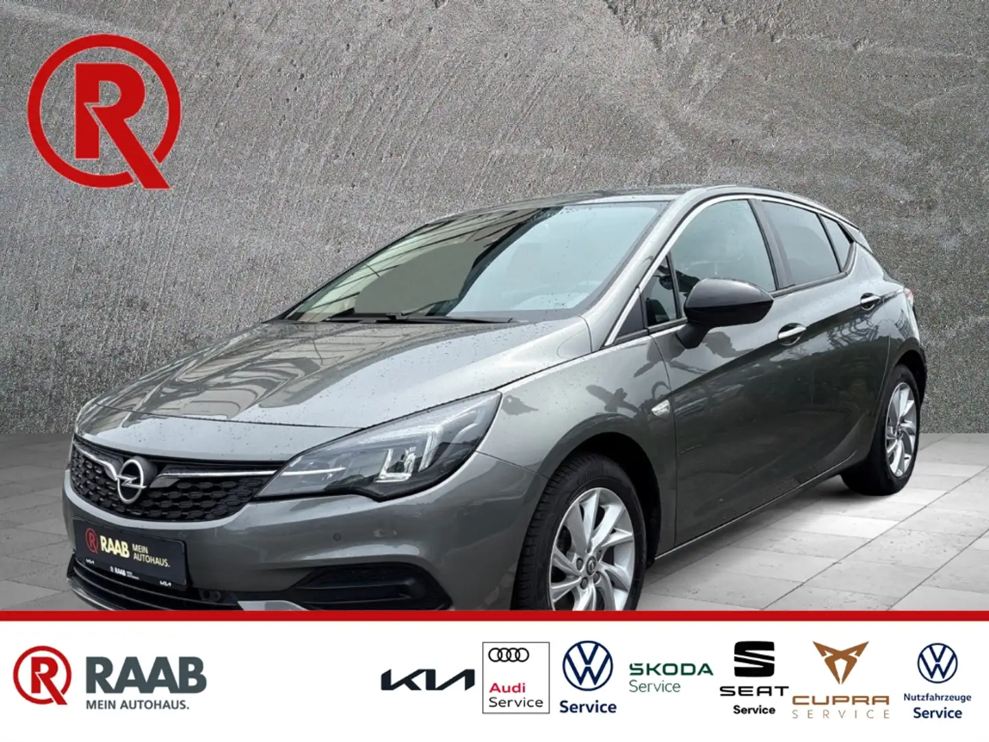 Opel Astra K Elegance 1.2 Turbo Rückfahrkam. PDC Mehrzonenkli Gris - 1