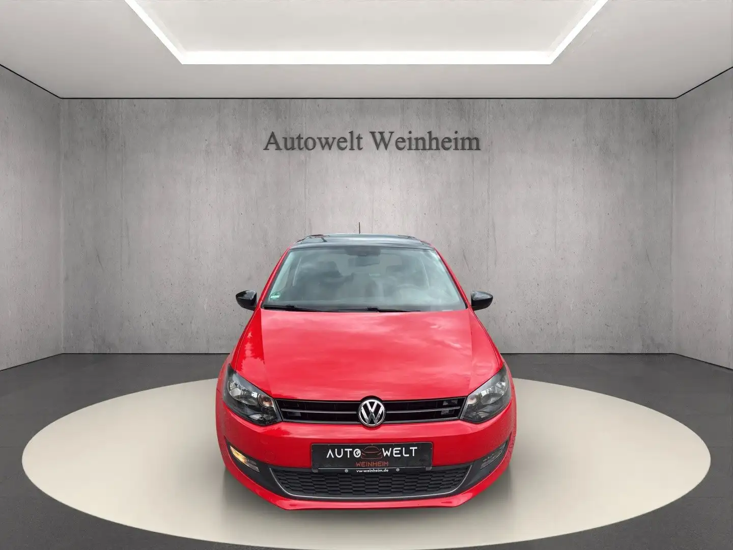 Volkswagen Polo POLO°V°STYLE°PANORAMA°SHZ°PDC°TEMPOMAT°ALCANTARA Rot - 2