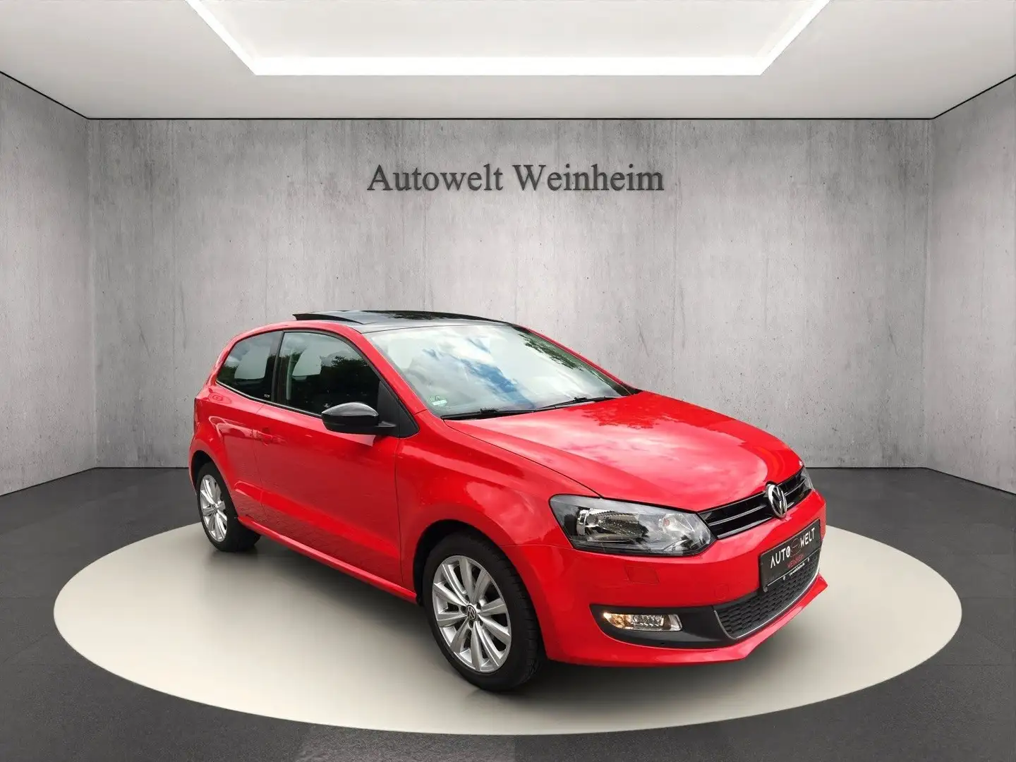 Volkswagen Polo POLO°V°STYLE°PANORAMA°SHZ°PDC°TEMPOMAT°ALCANTARA Rot - 1