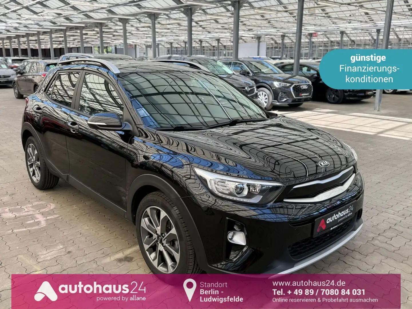 Kia Stonic 1.0 T-GDI Vision CarPlay|PDC|Sitzhzg Schwarz - 1