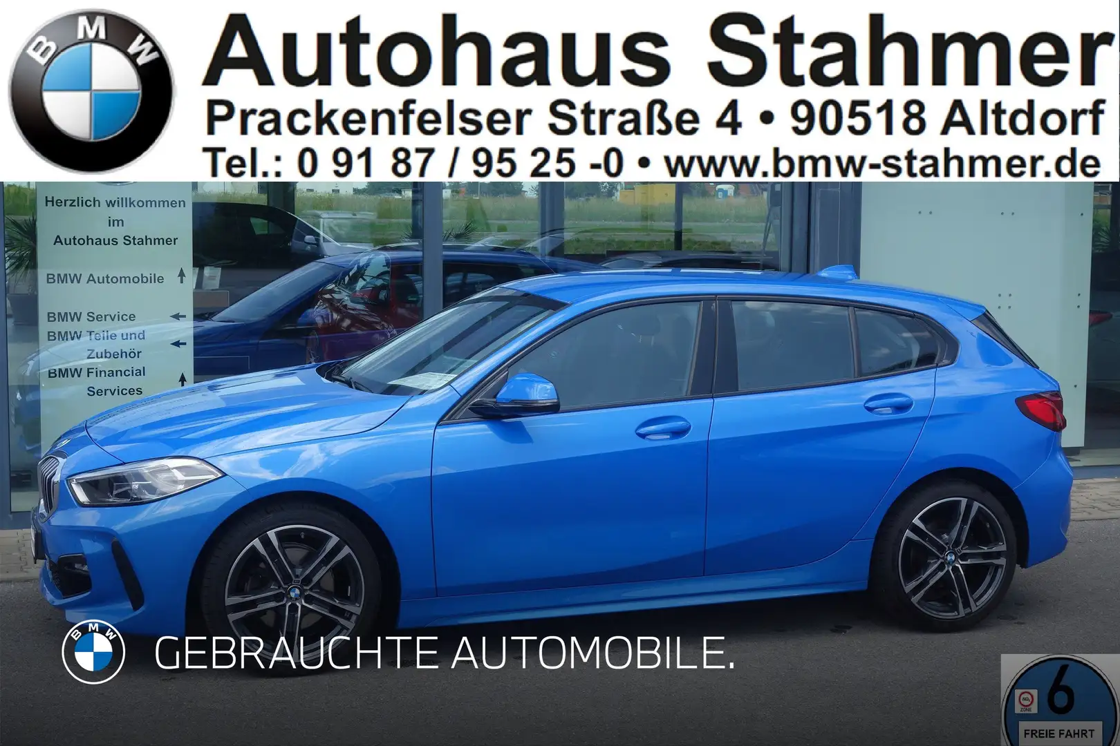 BMW 118 i M Sport DAB LED WLAN Tempomat Klimaaut. Azul - 1