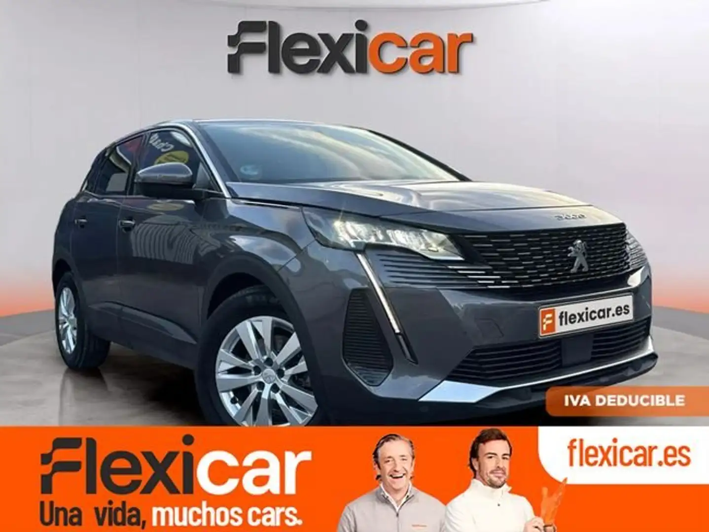 Peugeot 3008 1.6 BlueHDi Active 120 Gris - 1