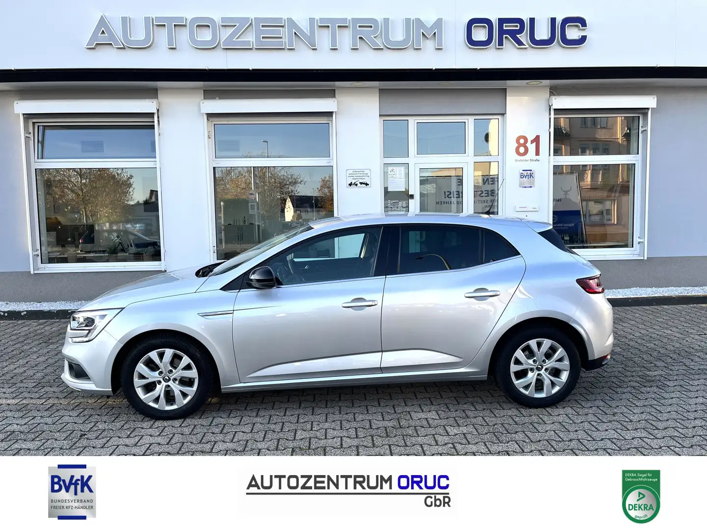 Renault Megane TCe 140 Limited *Navi*Kamera*Allwetter* Silber - 1