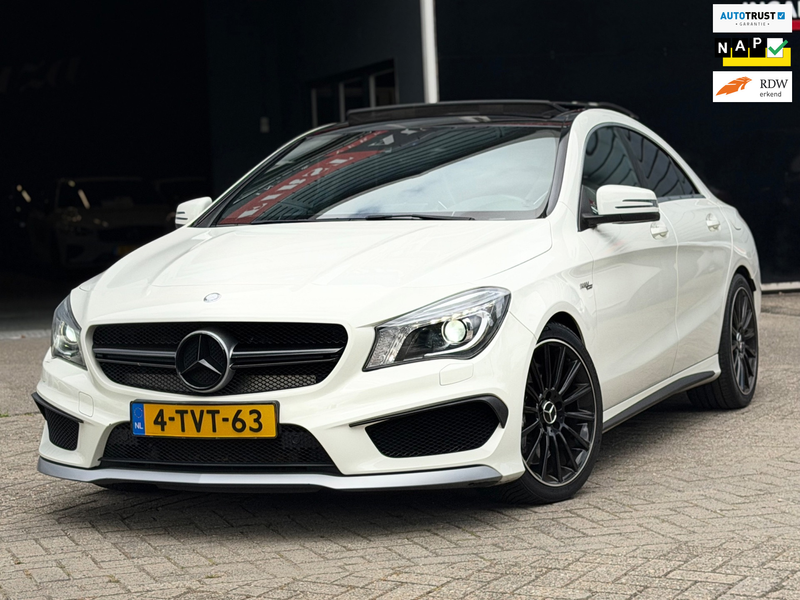 Mercedes-Benz CLA 45 AMG 4MATIC PANO/SCHAALSTOELEN/MEMORY/LINE-ASSIST | NET