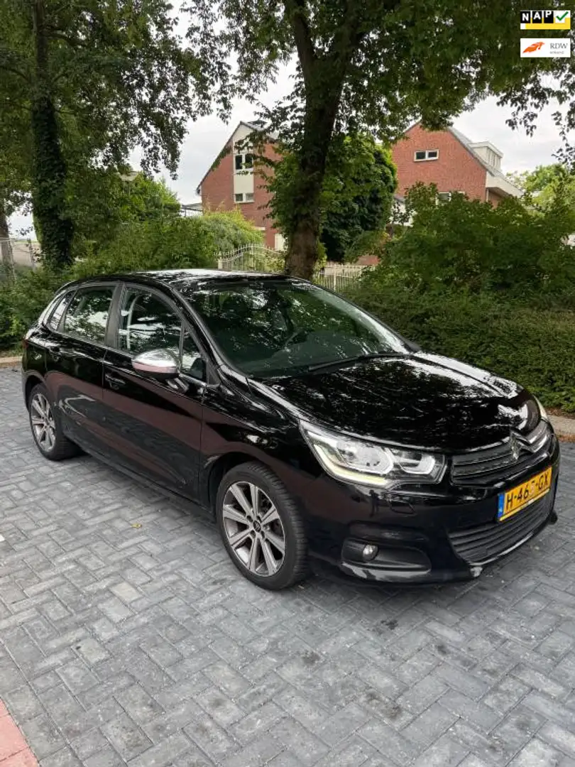 Citroen C4 1.2 Feel Coll. New APK|Navi|Cruise|Panoramadak Zwart - 1