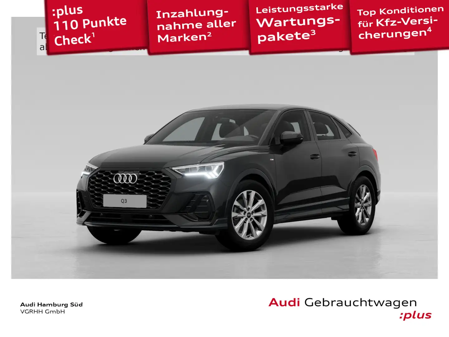 Audi Q3 35 TFSI S line S tronic NAV/LED/ACC Zwart - 1