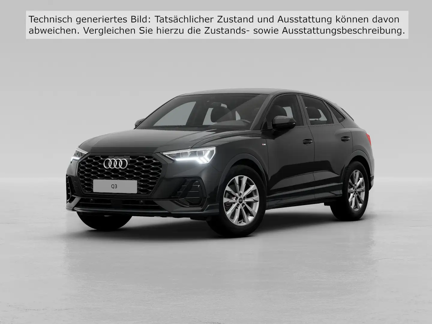 Audi Q3 35 TFSI S line S tronic NAV/LED/ACC Zwart - 2