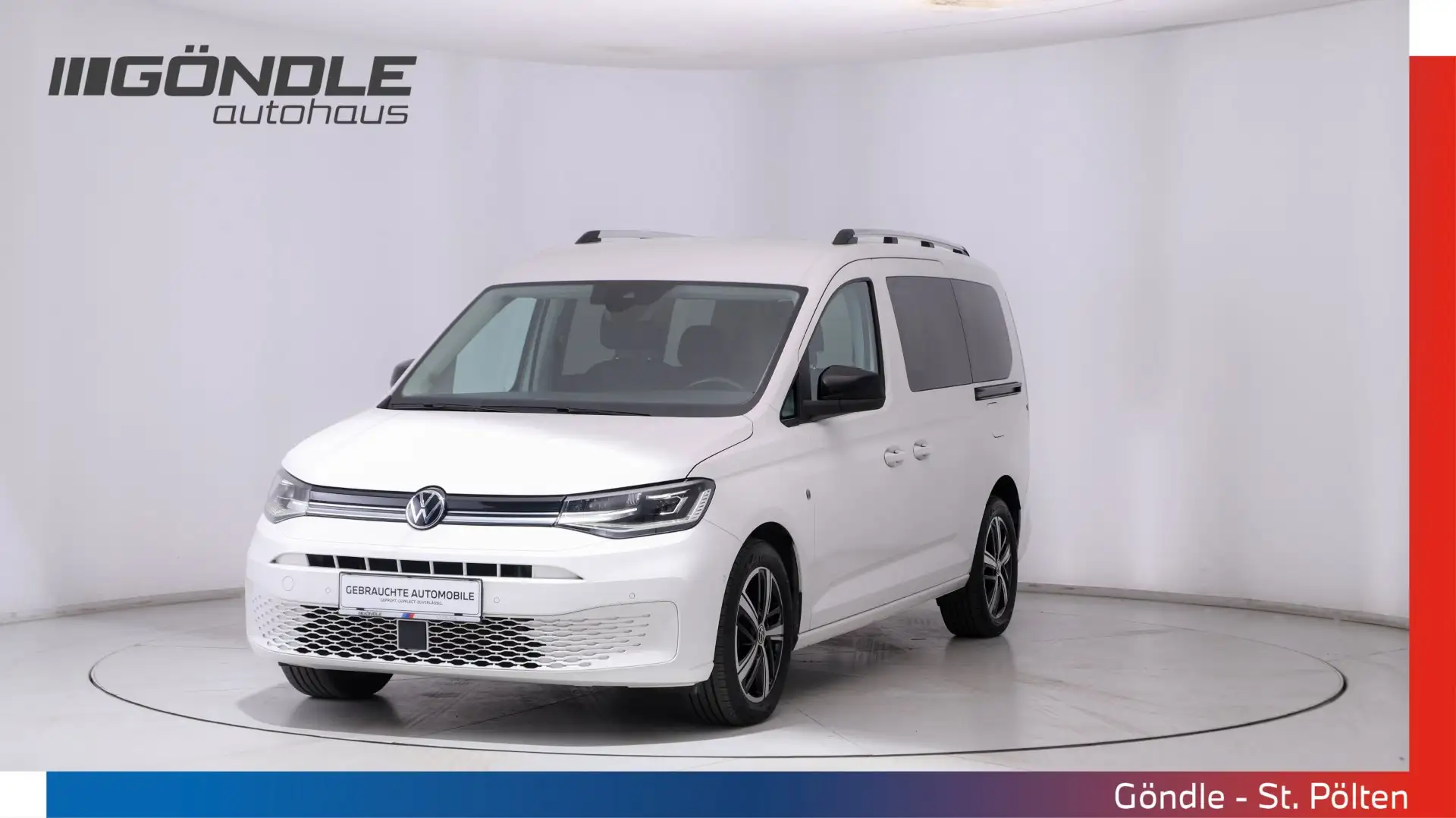 Volkswagen Caddy Maxi 2,0 TDI Life DSG Weiß - 1