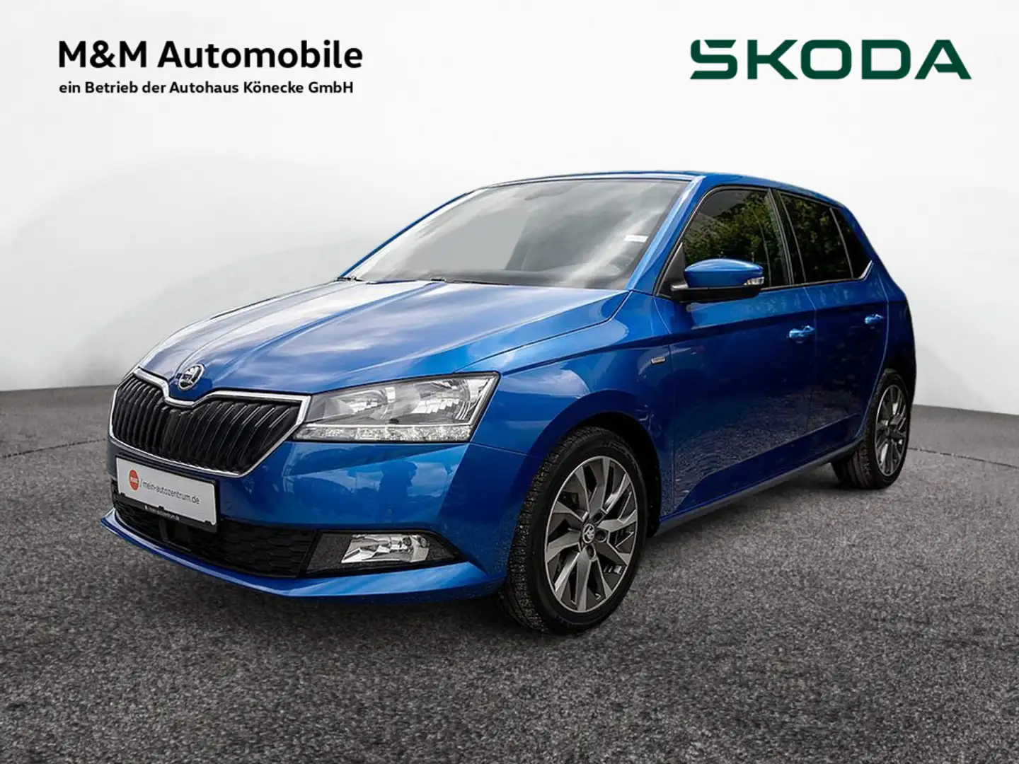 Skoda Fabia 1.0 TSI Clever KLIMA ACC PDC FSE SHZ Bleu - 1