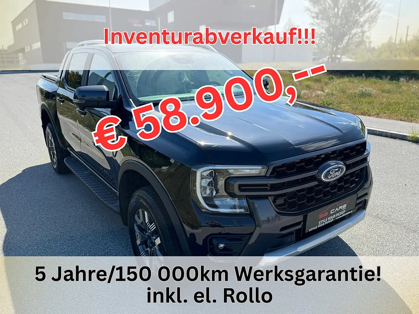 Ford Ranger Ranger Wildtrak e-4WD 2.3 EcoBoost Aut. 3,5t AH... Schwarz - 1