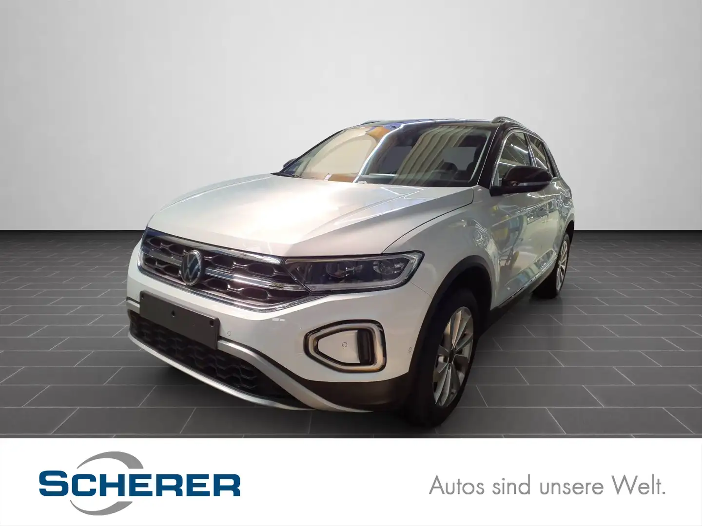 Volkswagen T-Roc 1.5 TSI Style DSG/NAVI/AHK/Klima uvm. Wit - 1