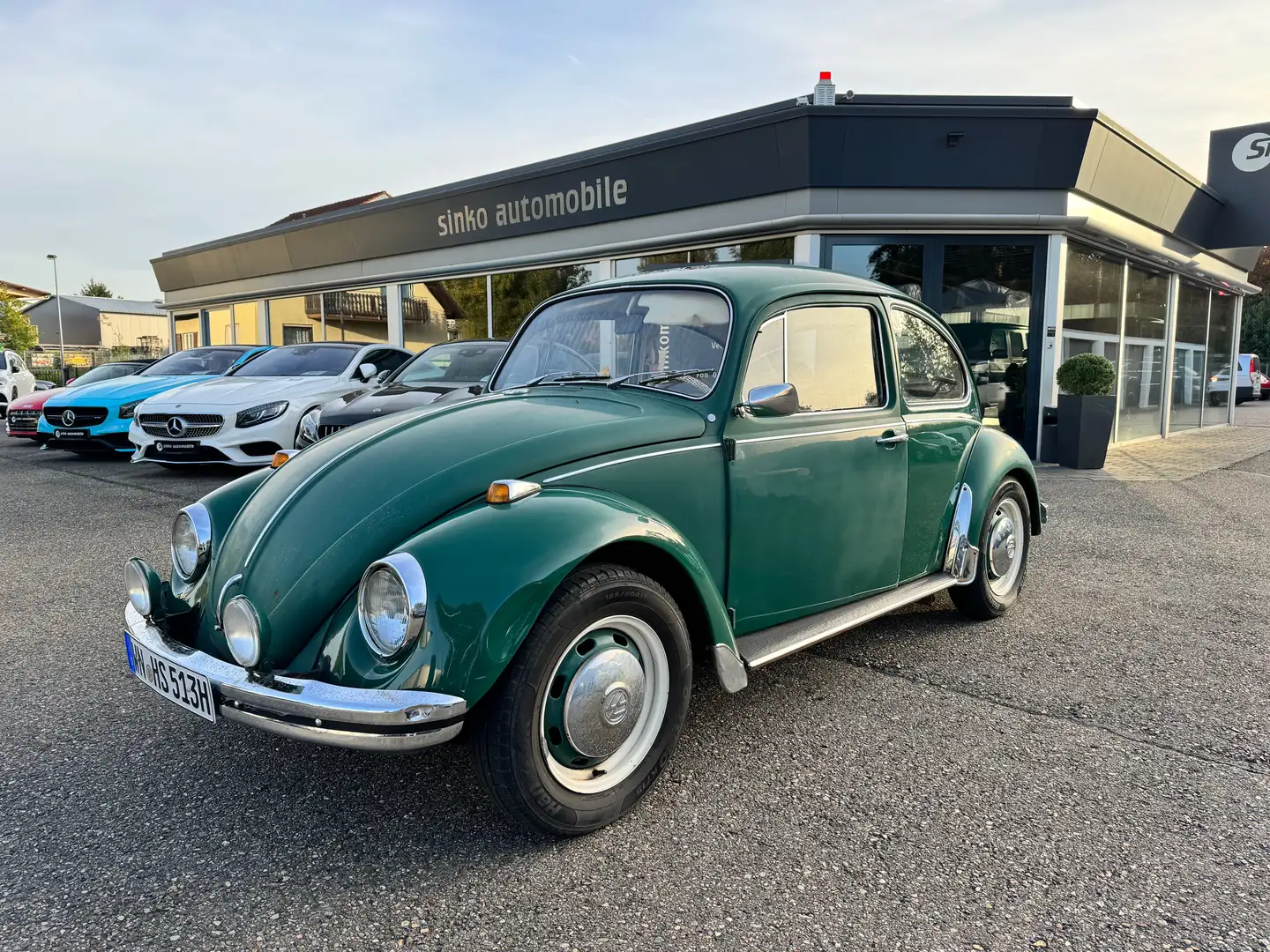 Volkswagen Käfer 1500 H Kennzeichen an Bastler !! Verde - 1