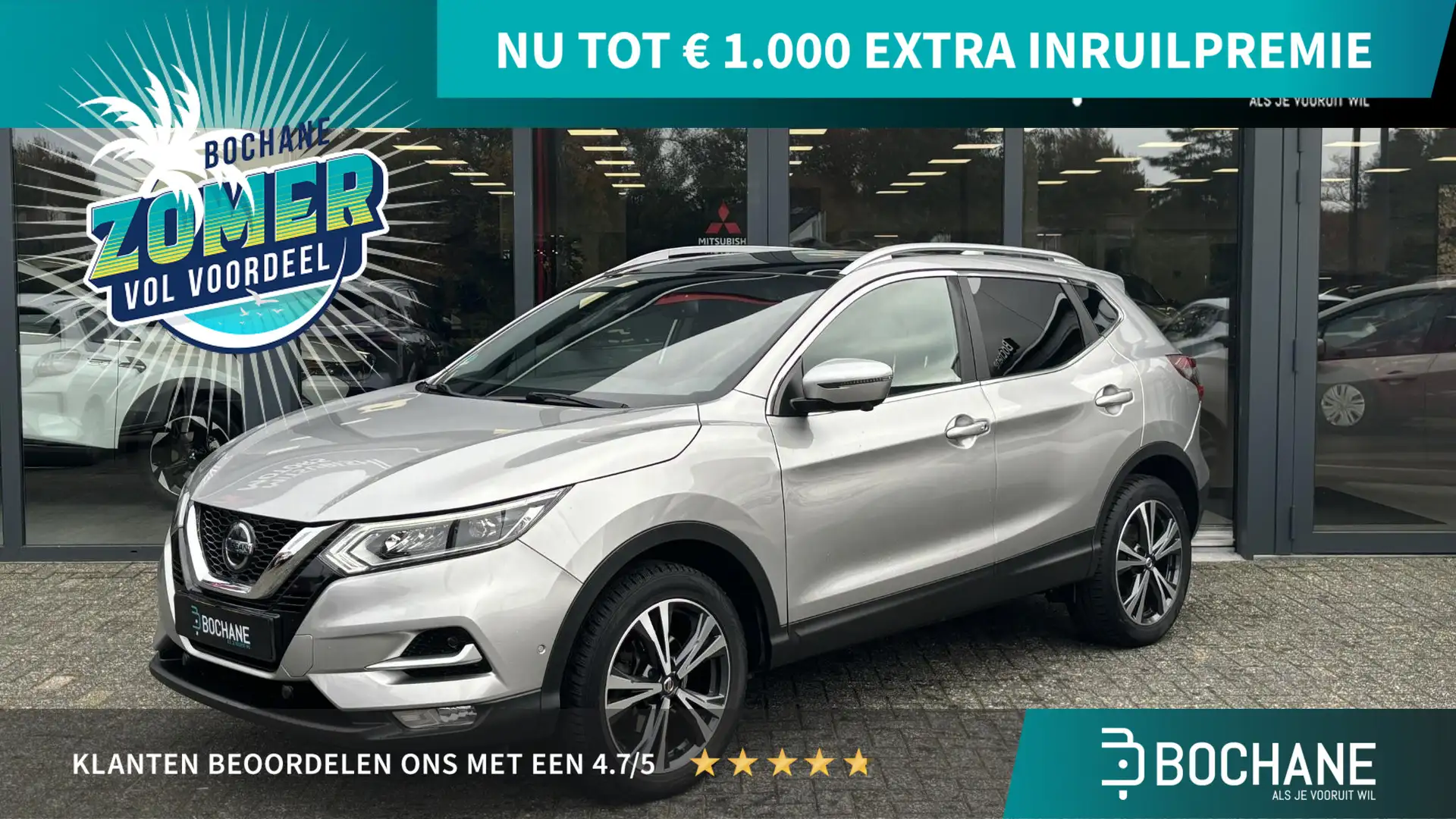 Nissan Qashqai 1.2 N-Connecta | Panoramadak | Trekhaak Gris - 1