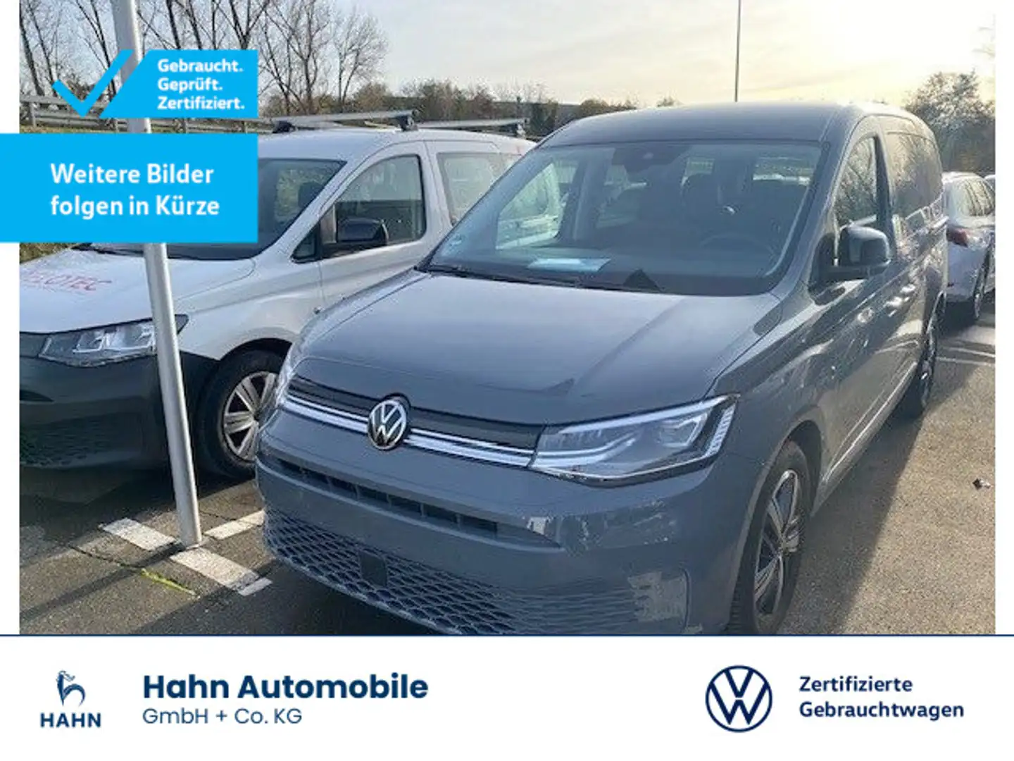 Volkswagen Caddy 2.0 TDI DSG Maxi Style 7-Sitzer AHK ACC Grau - 1