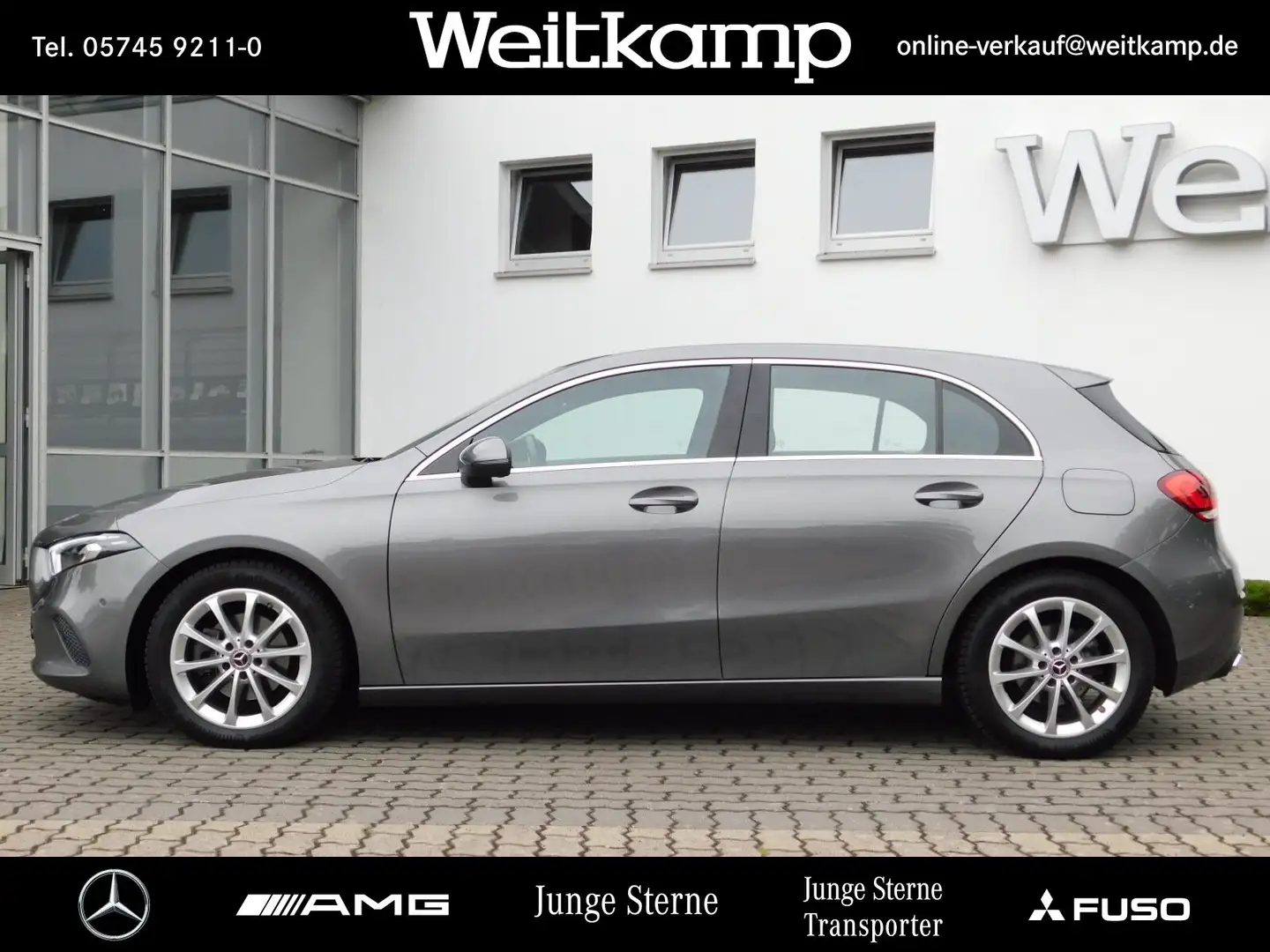 Mercedes-Benz A 180 A 180 d Progressive+AHK+Kamera+Distronic+Aurm.R. Grau - 2