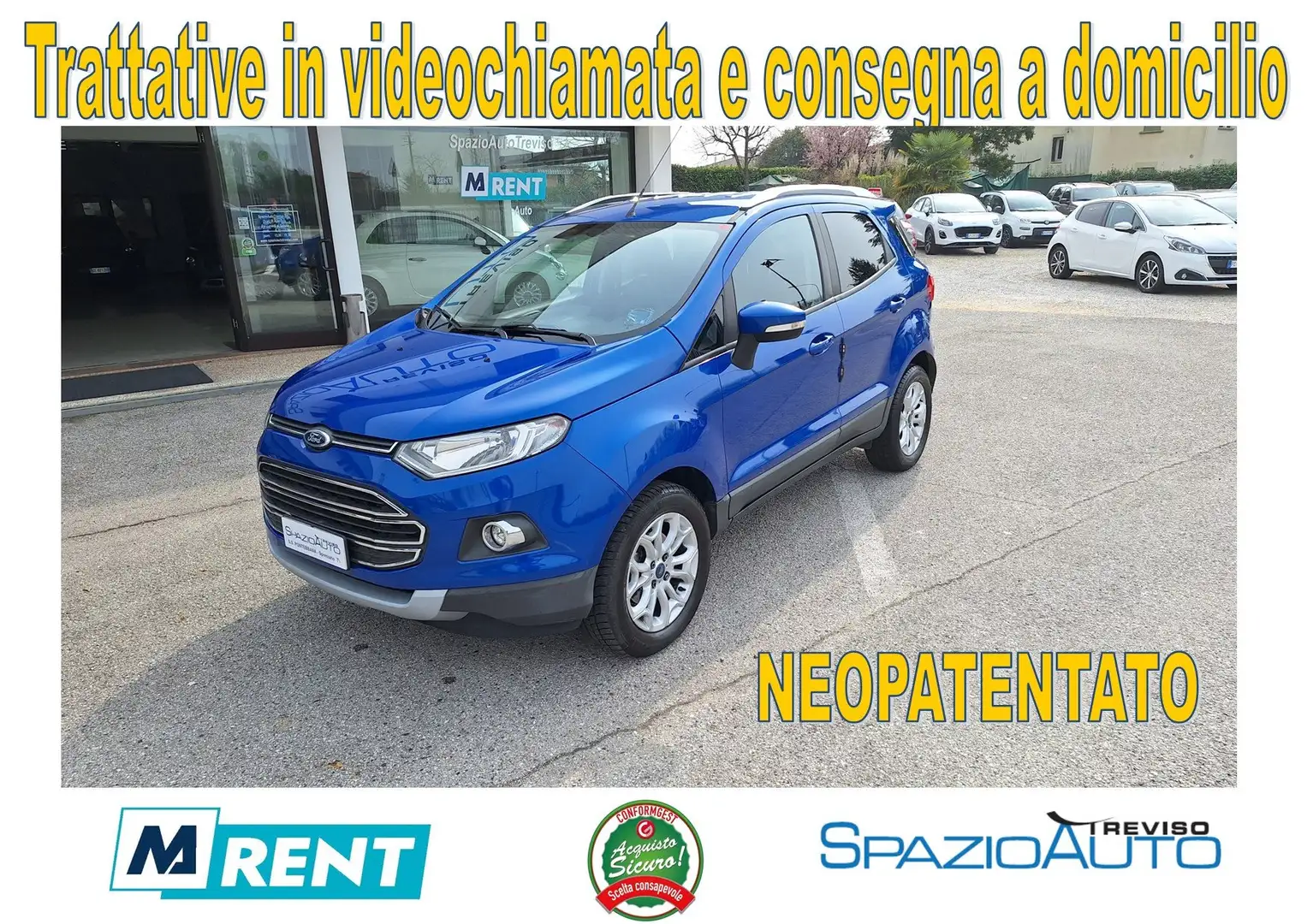 Ford EcoSport EcoSport 1.5 tdci Titanium S 95cv Blu/Azzurro - 1