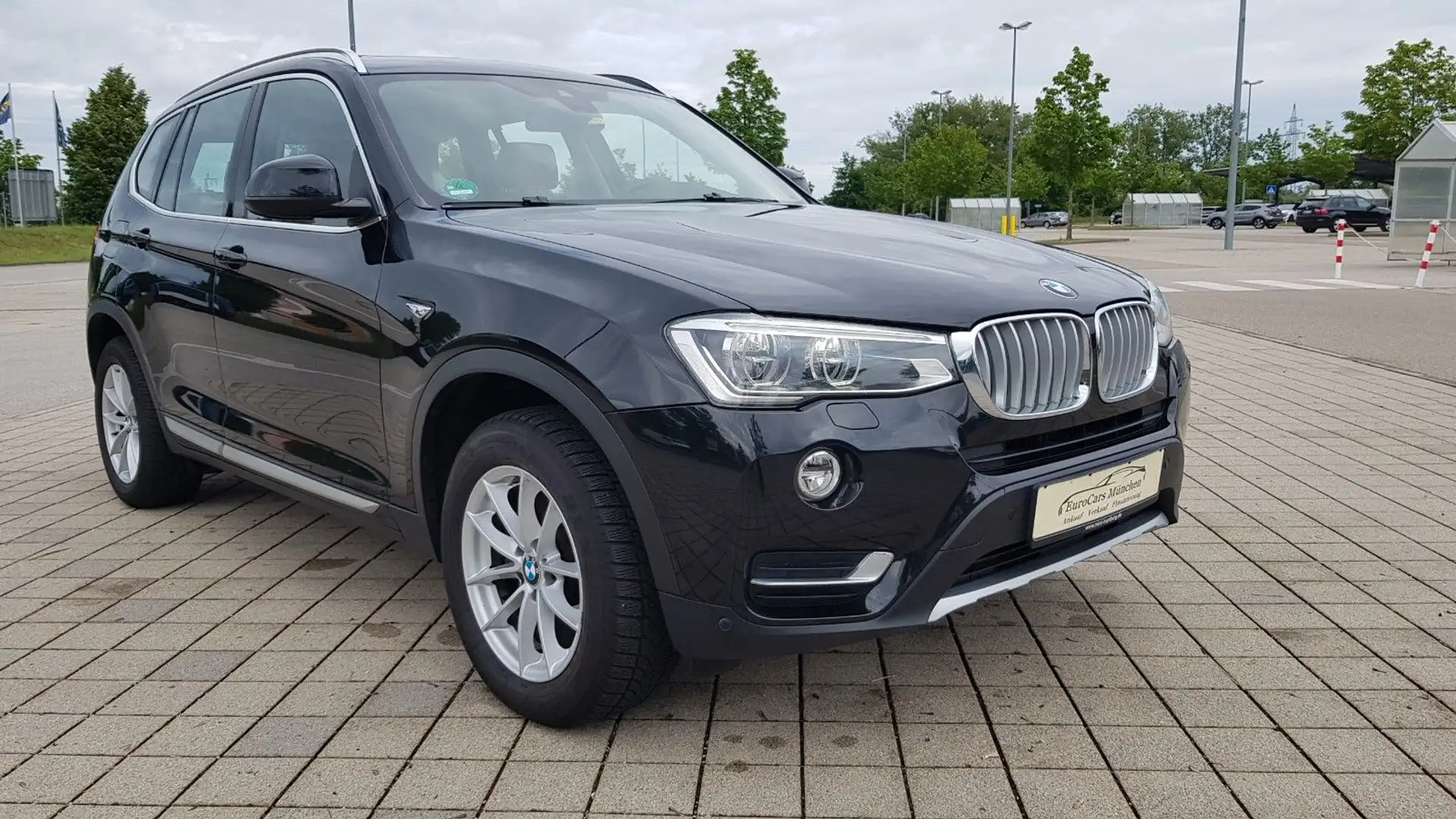 BMW X3 xD20d xLine aut. ~ LEDER ~ HUD ~AHK ~LED Noir - 1