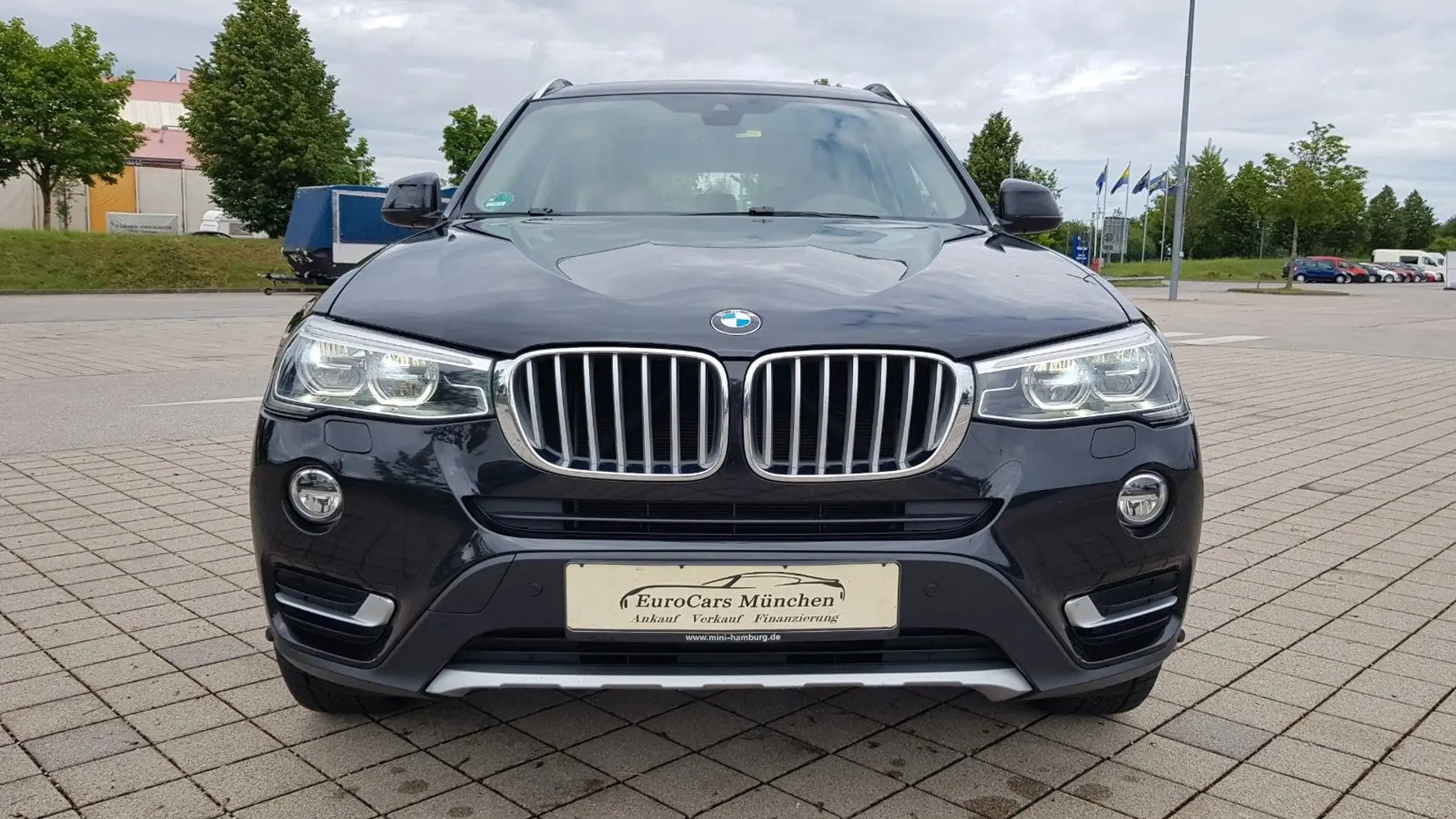 BMW X3 xD20d xLine aut. ~ LEDER ~ HUD ~AHK ~LED Noir - 2