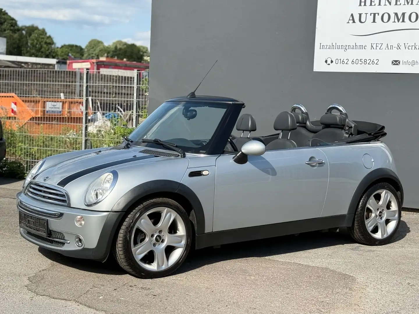 MINI One 1.6 Cabrio *MOTOR LÄUFT UNRUND*VOLL*VOLL* Argent - 2