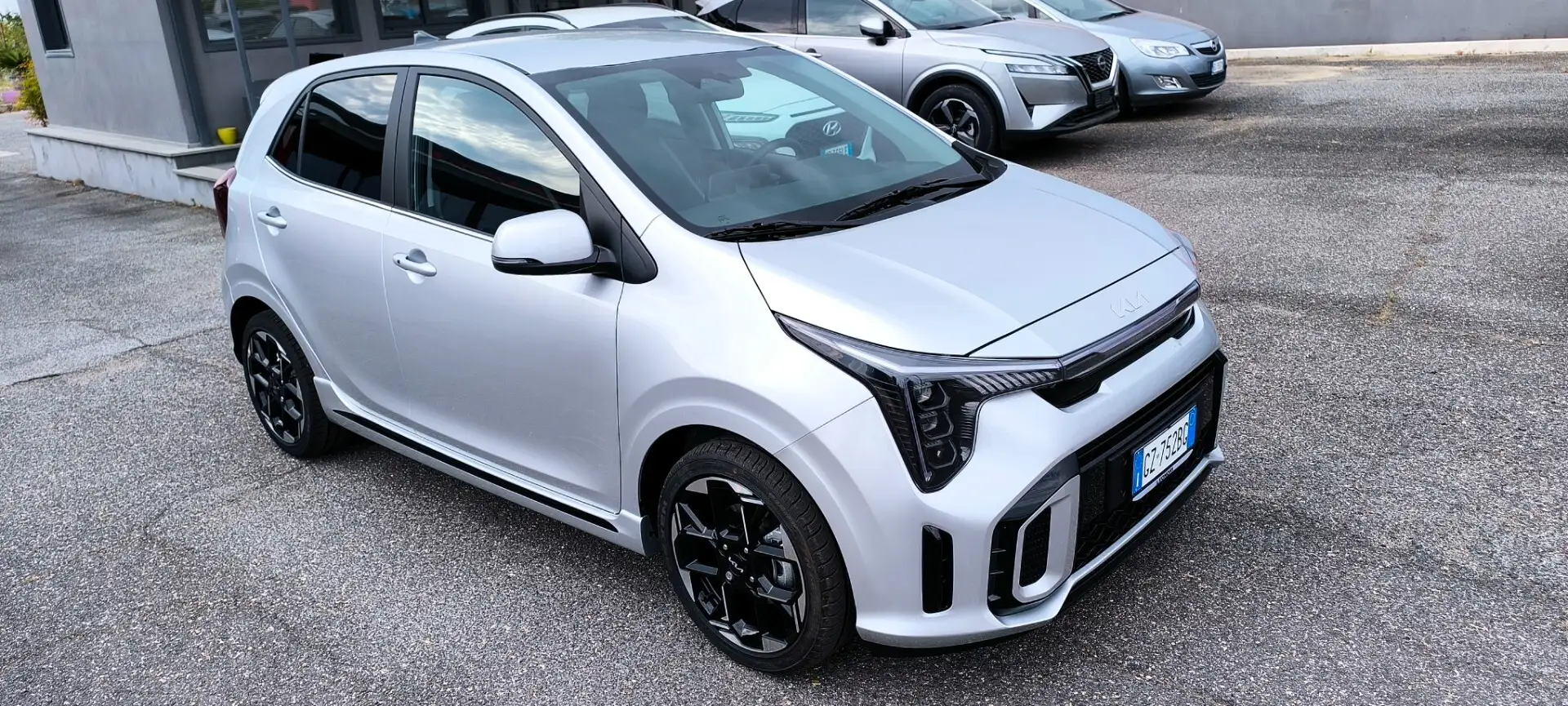 Kia Picanto 1.0 12V 5 porte GT LINE NAVI CAMERA LED VIRTUAL PE Zilver - 1