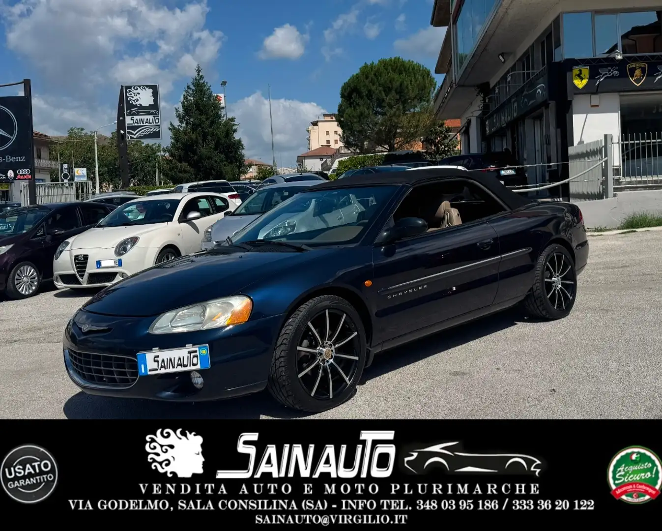 Chrysler Sebring Chrysler Sebring 2.7 V6 Cabrio Automatica Garanzia - 1