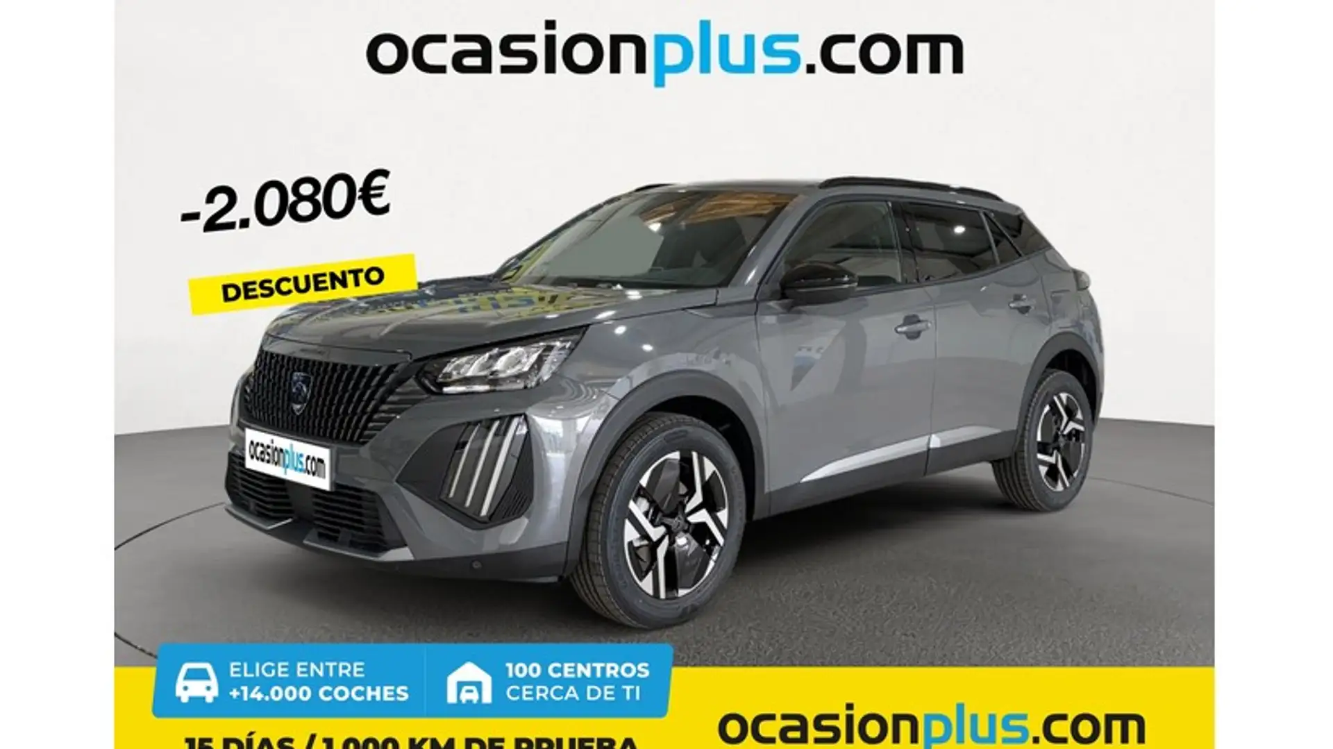Peugeot 2008 1.2 PureTech S&S Allure 100 Gris - 1