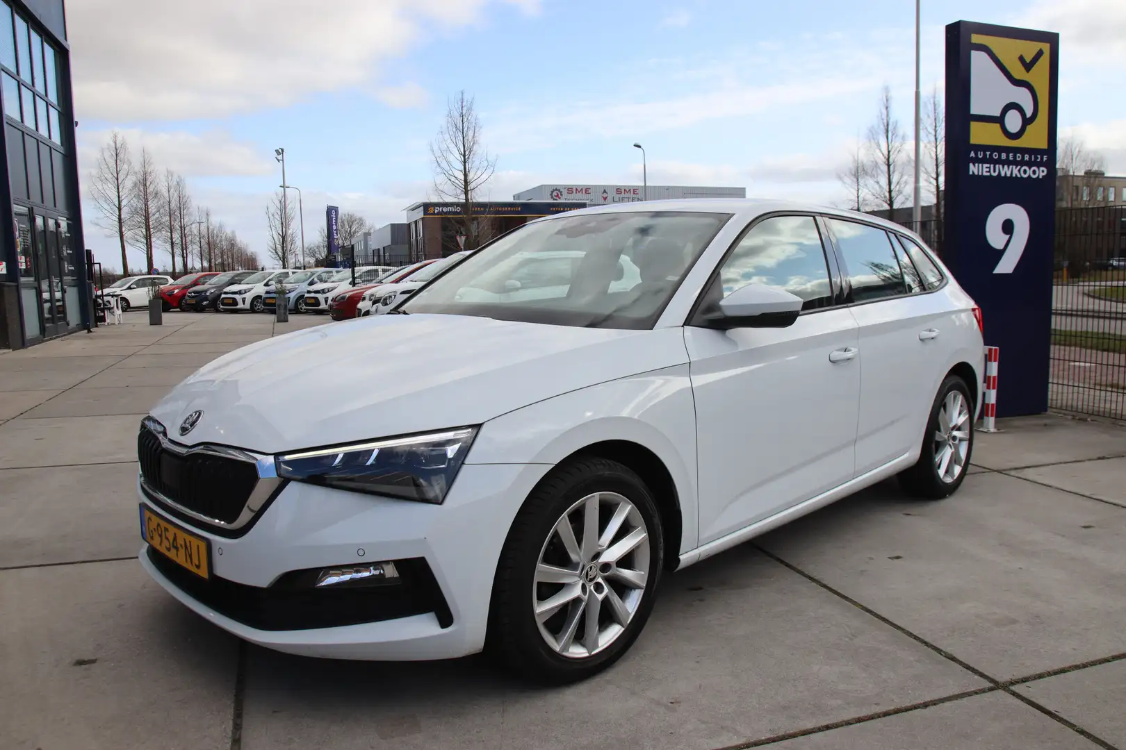 Skoda Scala 1.0 TSI DSG Business Ed. Carplay, FULL LED, Stoelv Blanc - 1
