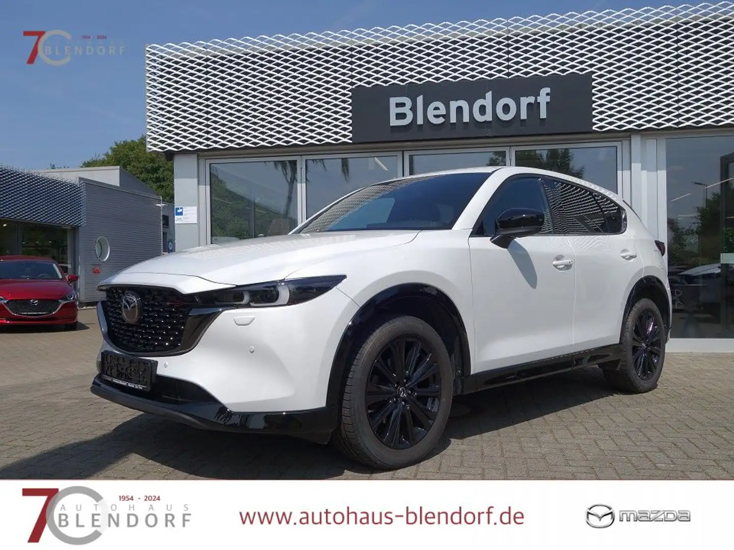 Mazda CX-5 Homura 184 Automatik Diesel|Allrad|Leder|Navi Weiß - 1