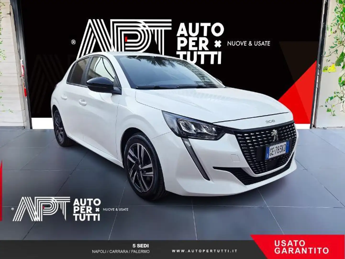 Peugeot 208 208 1.2 puretech Allure Pack s&s 100cv Bianco - 2