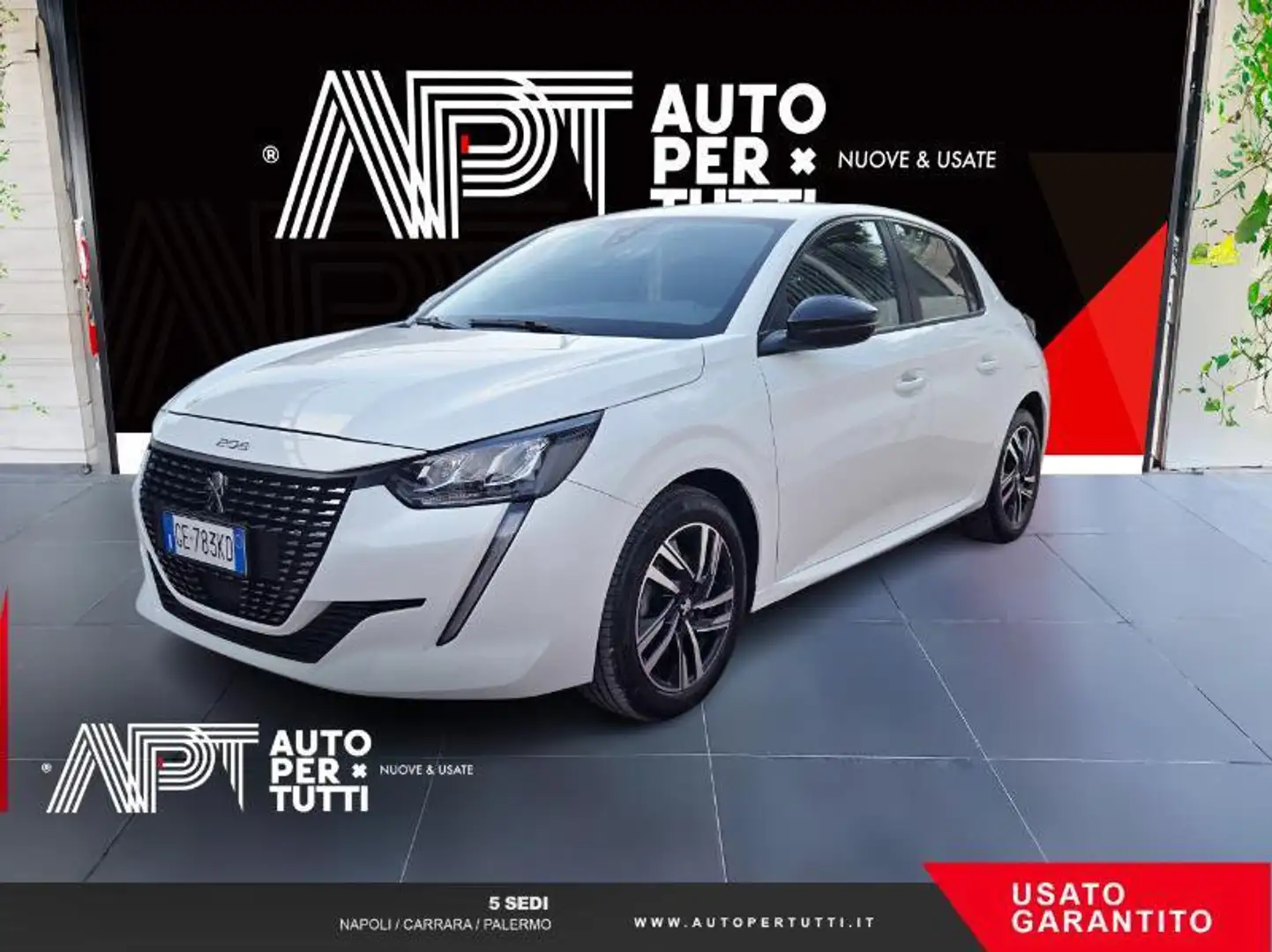 Peugeot 208 208 1.2 puretech Allure Pack s&s 100cv Bianco - 1