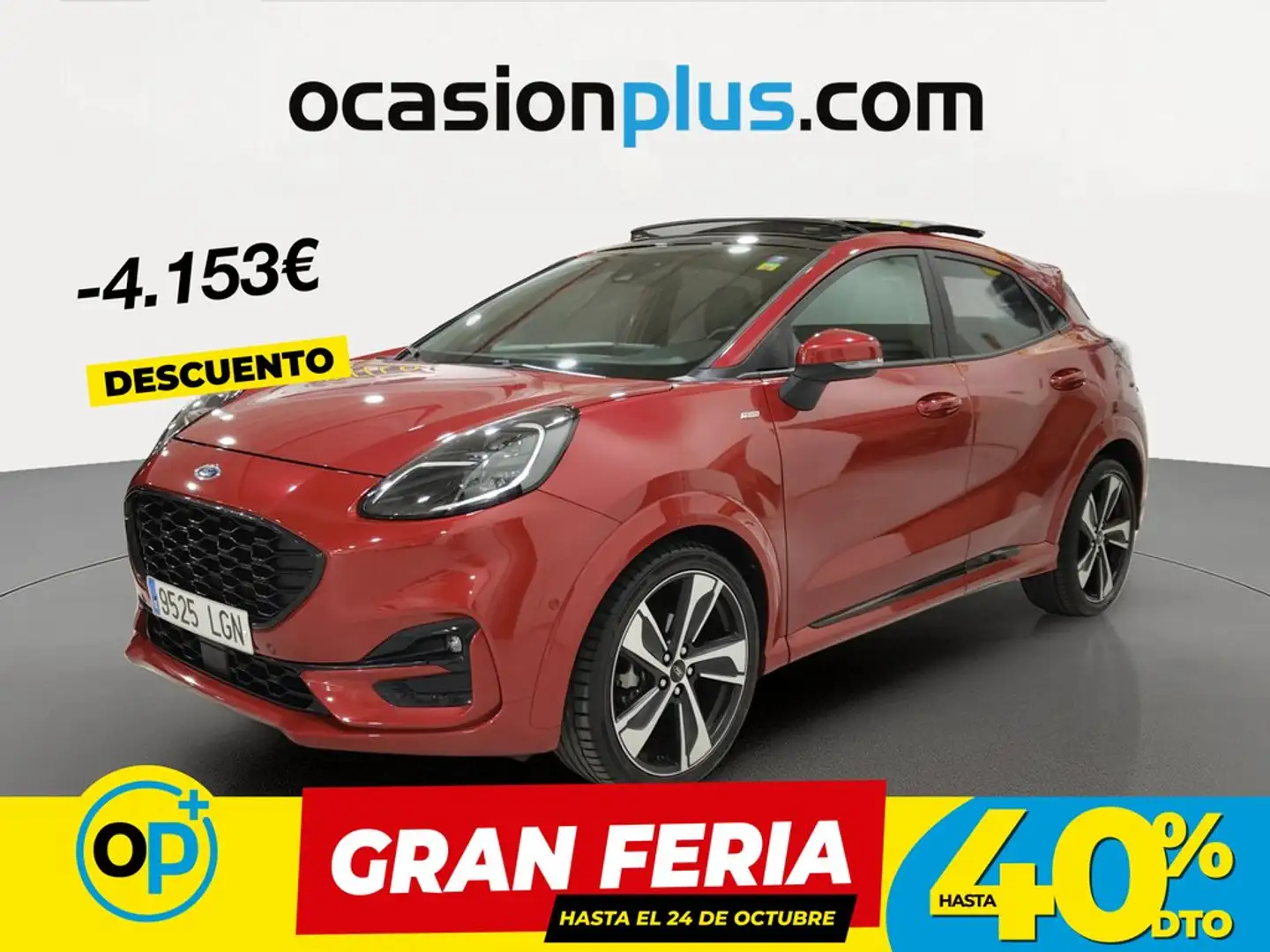 Ford Puma 1.0 EcoBoost MHEV ST-Line X 155 Rojo - 1