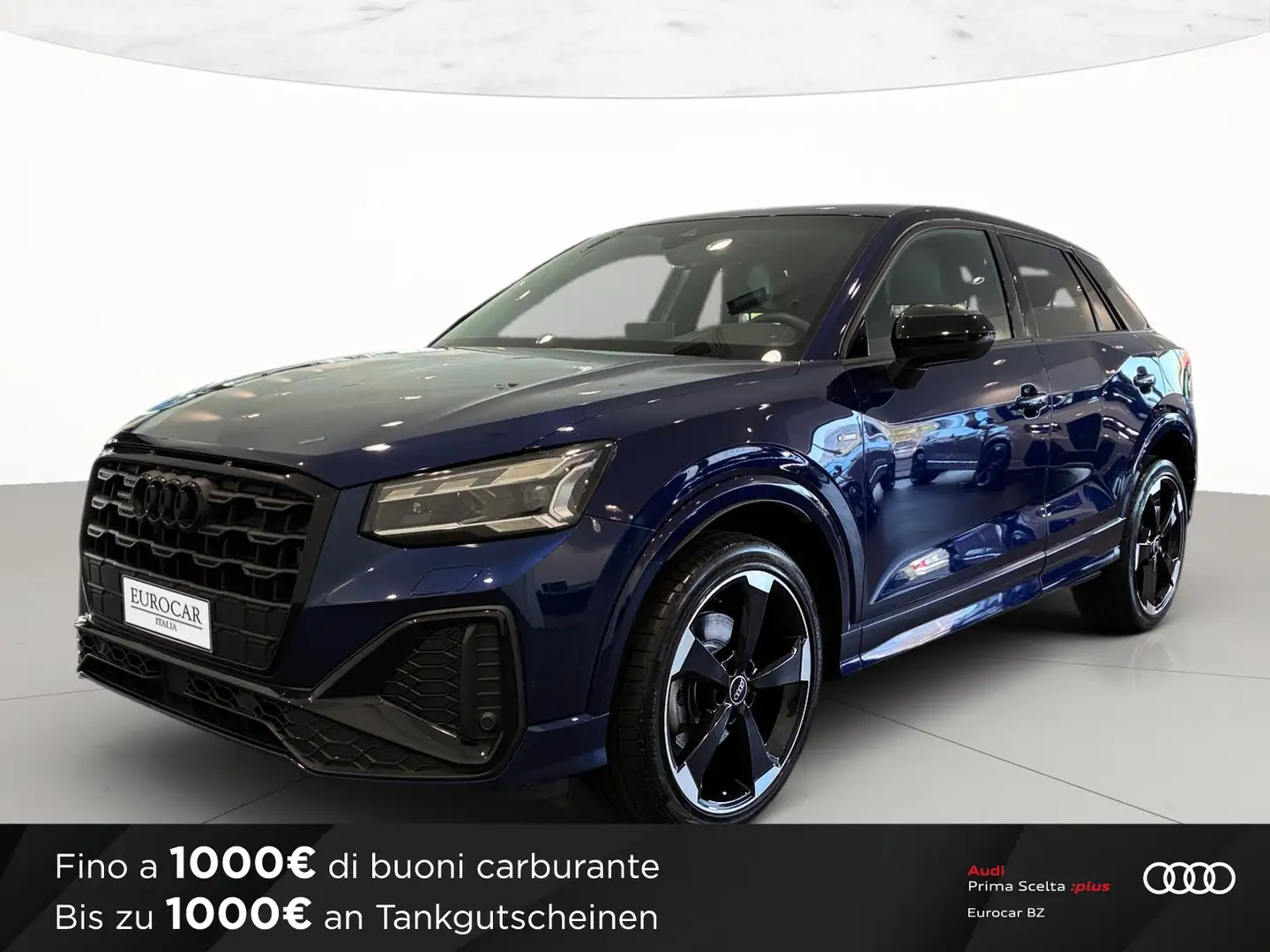 Audi Q2 35 2.0 tdi s line edition quattro s-tronic Bleu - 1