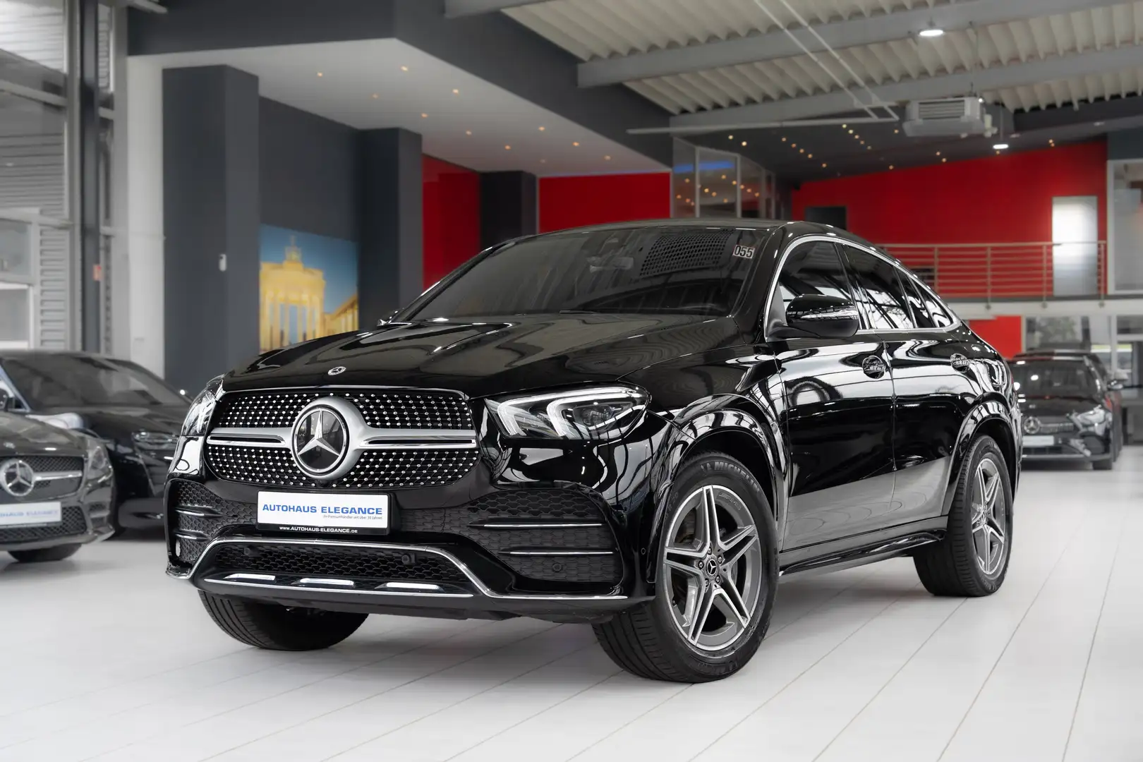 Mercedes-Benz GLE 350 e 4Matic Coupe*1.HD*AMG-LINE*BURM*LED* Zwart - 1