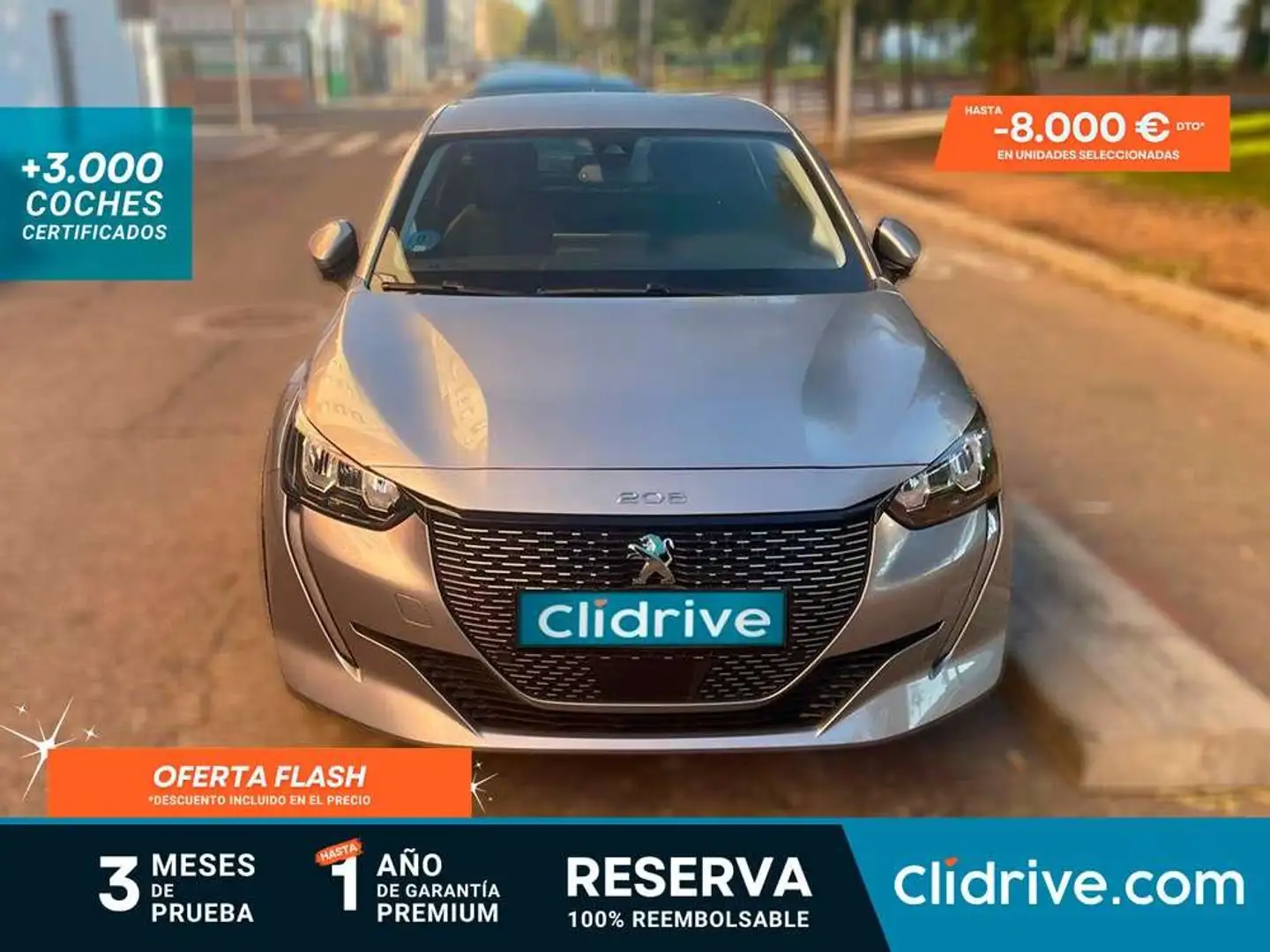 Peugeot 208 Allure Eléctrico 100kW Gris - 1