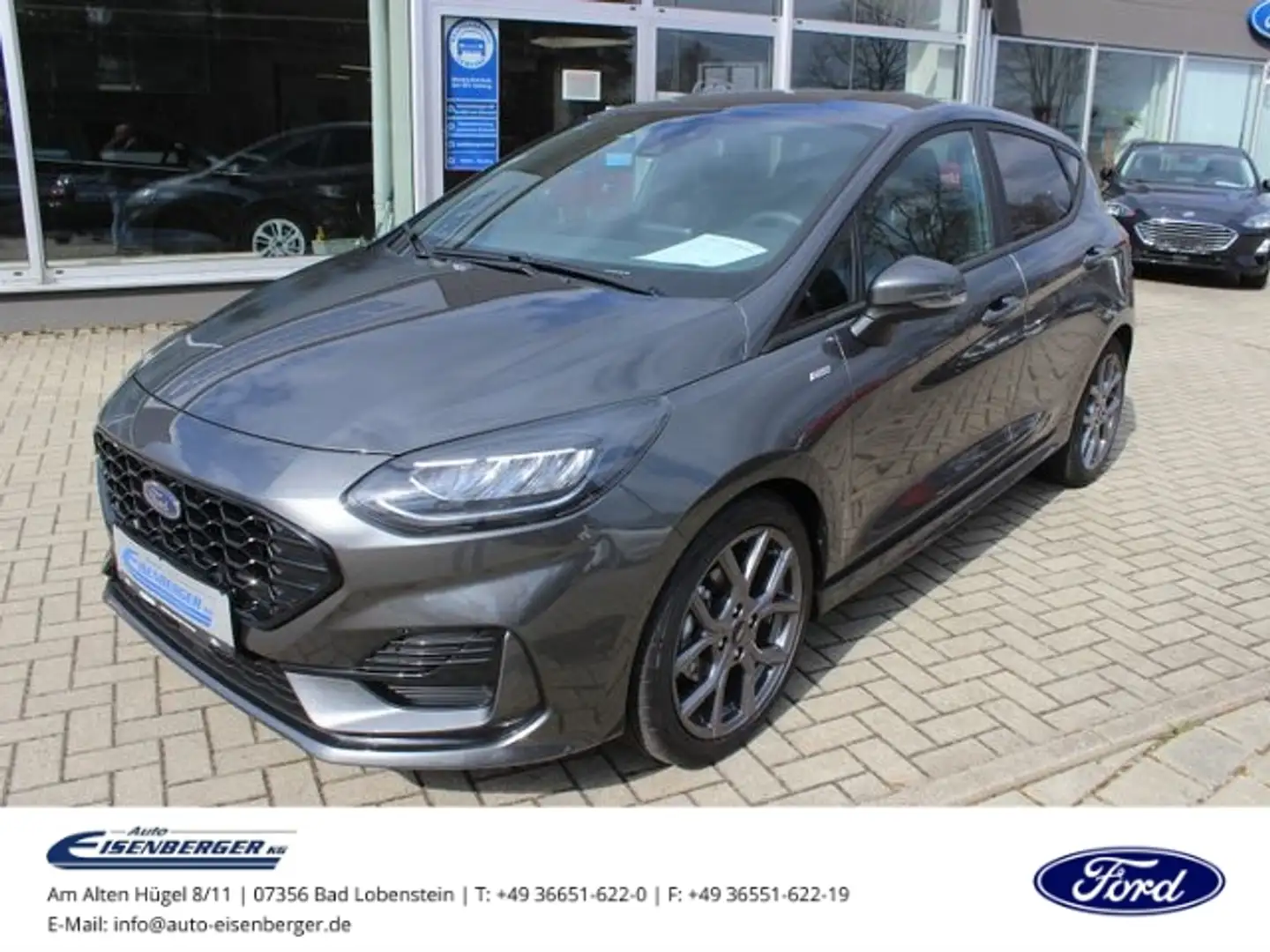Ford Fiesta 1.0 EcoBoost Hybrid ST-Line Automatik Gris - 2