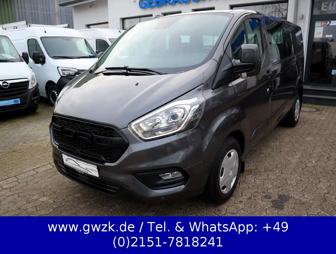 Ford Tourneo Custom Transit Custom L2 /9-Sitzer/Navi/Kam. /PDC/Temp. Grau - 1