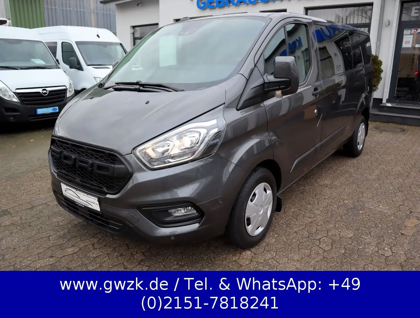 Ford Tourneo Custom Transit Custom L2 /9-Sitzer/Navi/Kam. /PDC/Temp. Grau - 1