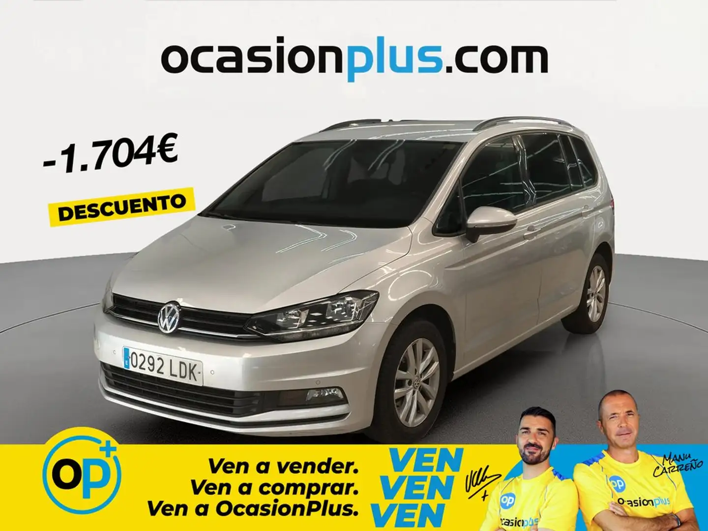 Volkswagen Touran 1.0 TSI Business 85kW Gris - 1
