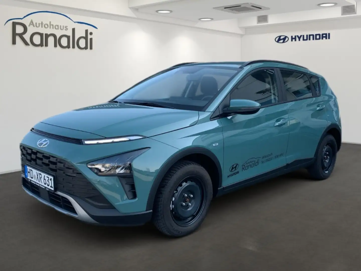 Hyundai BAYON 1.0T-GDi 48V Hybrid DCT+Trend+Navi+Lichtpaket Vert - 1